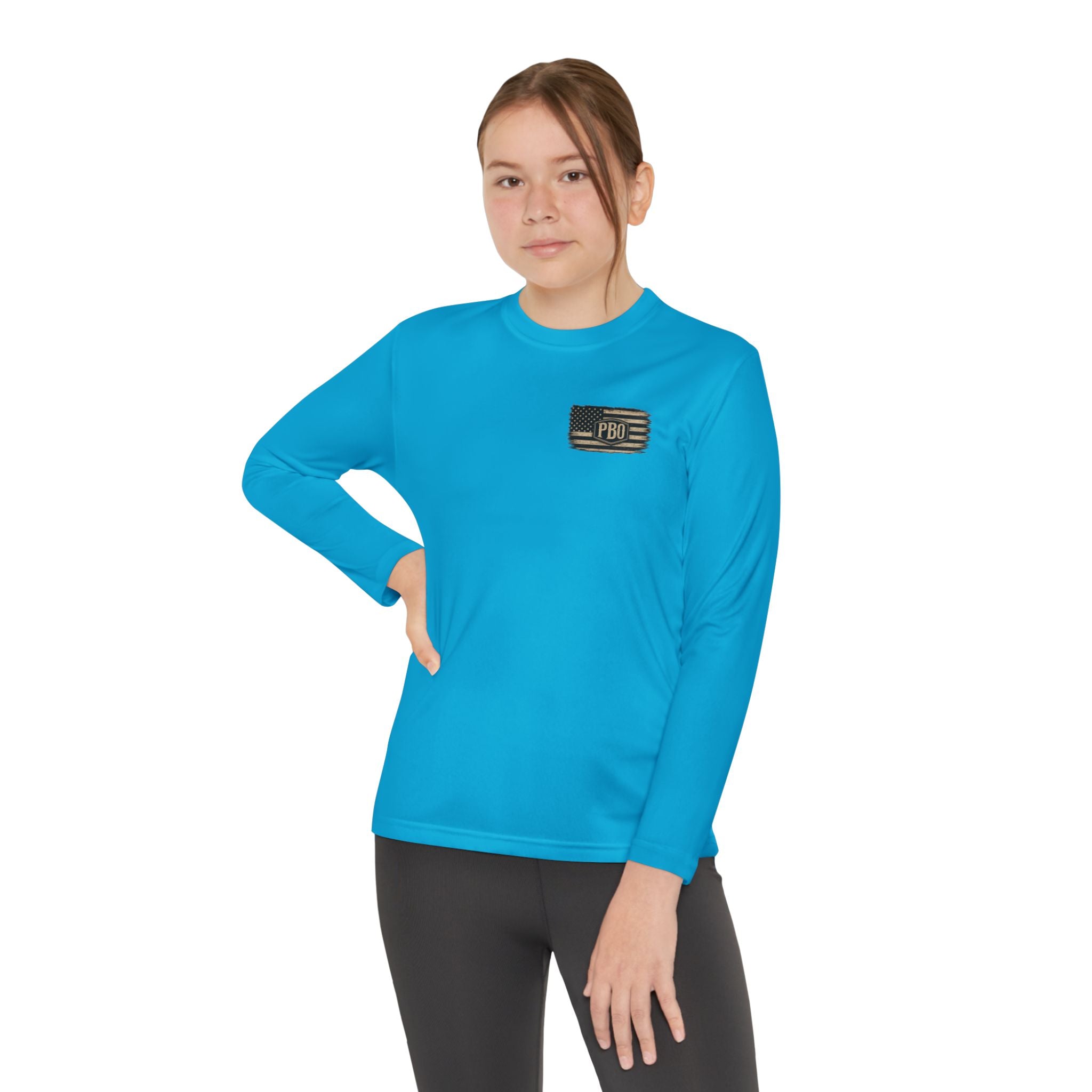 PBO Fishing long sleeve youth shirt