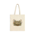 Lydia Wild Floral Canvas Tote Bag