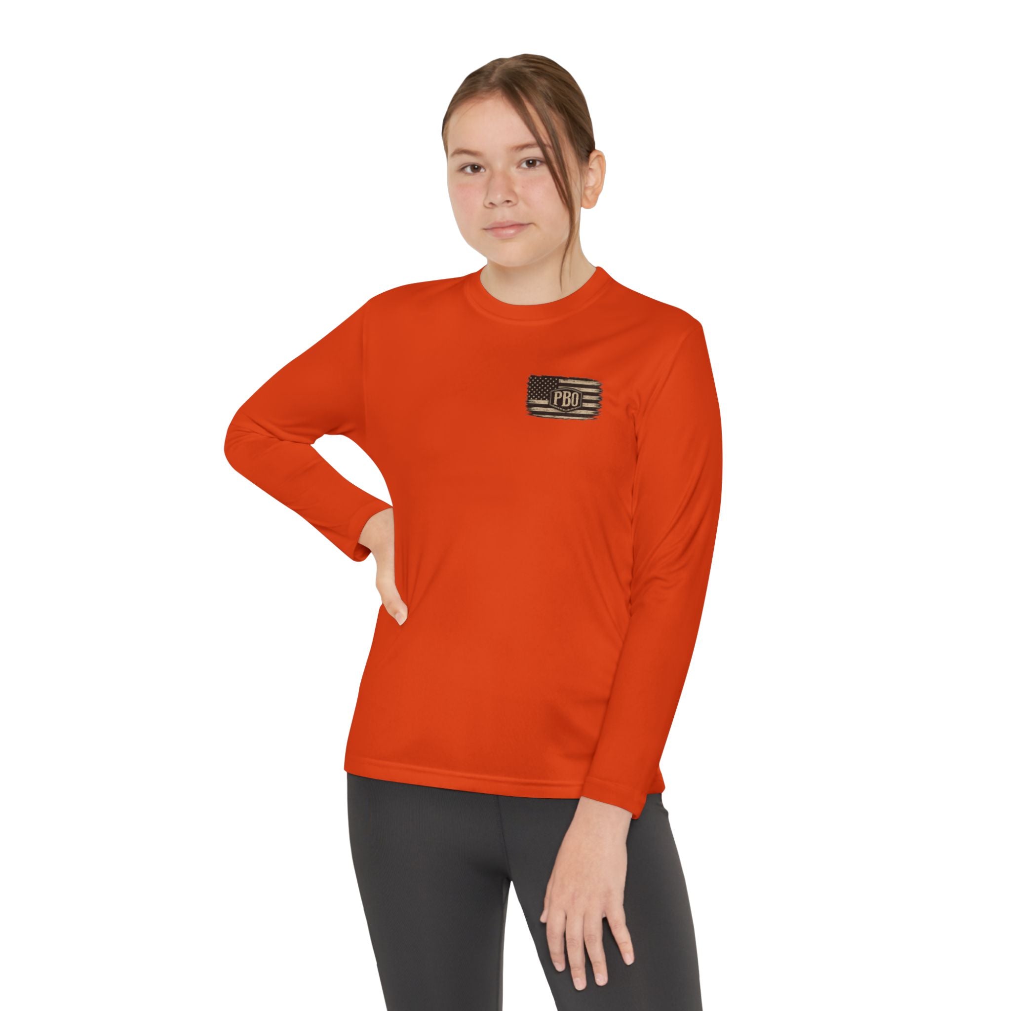 PBO Fishing long sleeve youth shirt