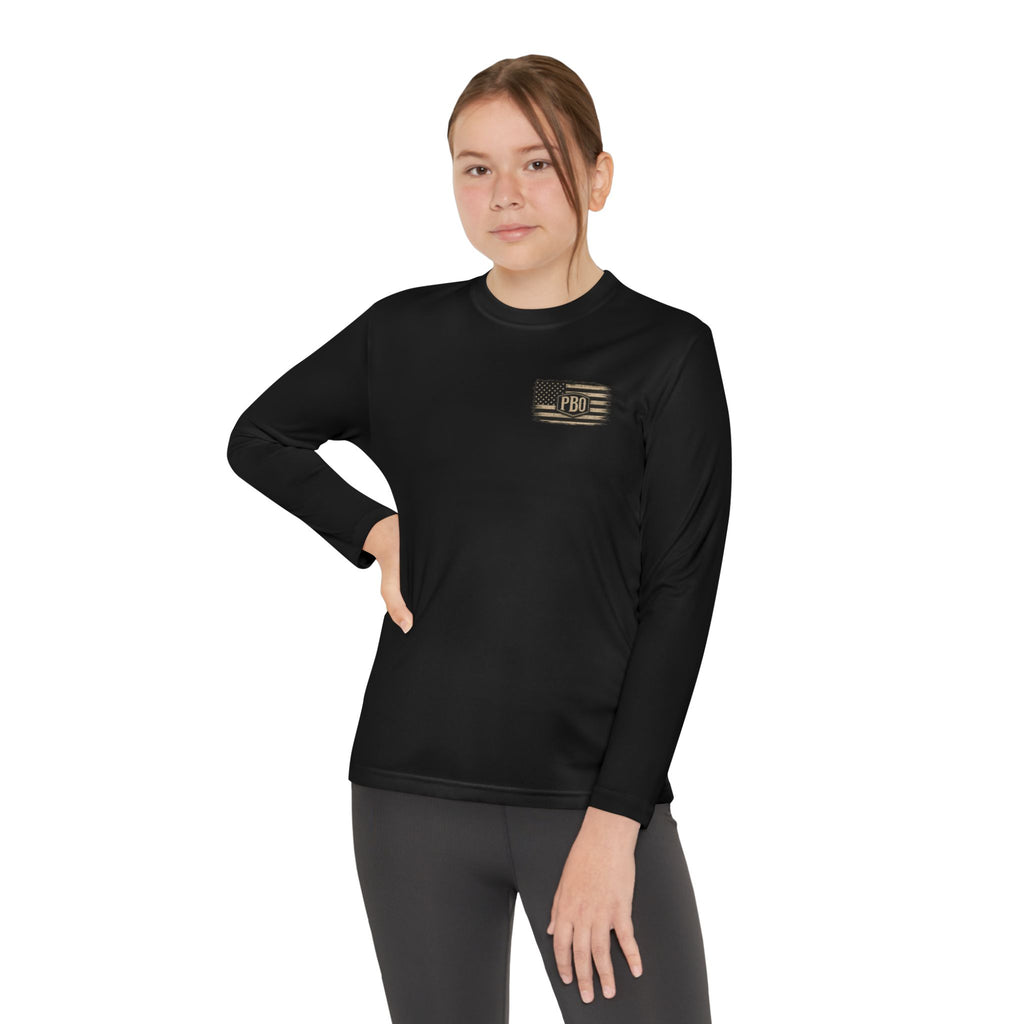 PBO Fishing long sleeve youth shirt