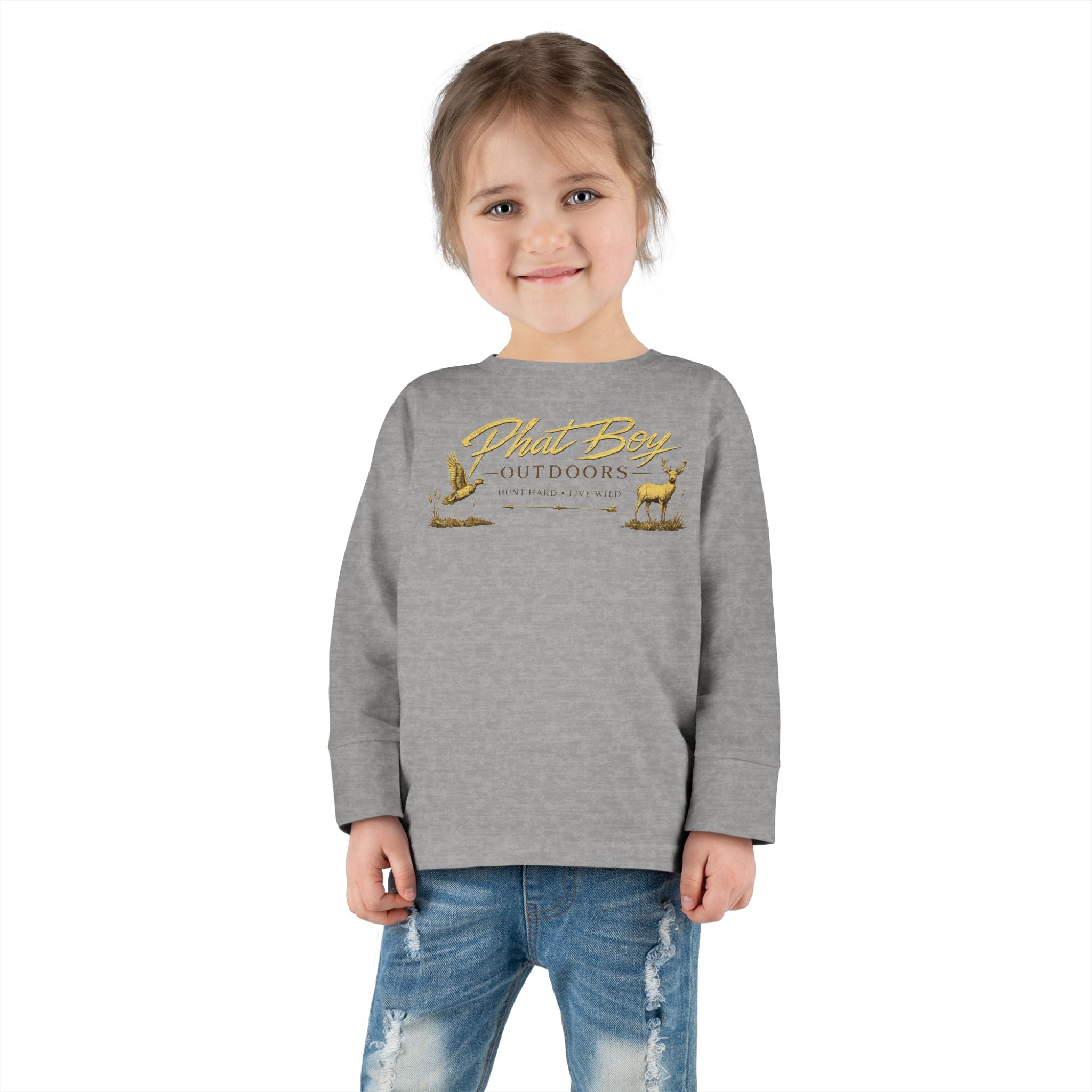 "Faith" Graphic Toddler Long Sleeve Tee