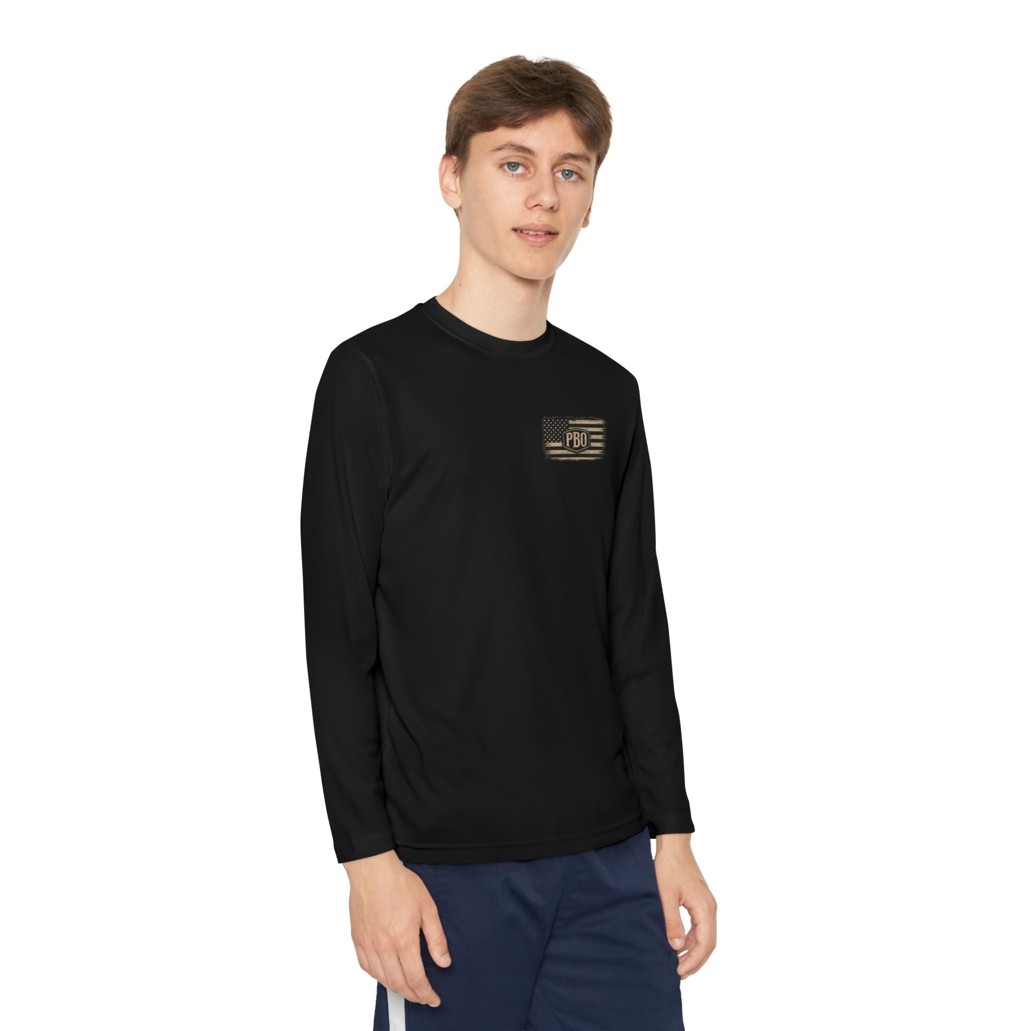 PBO Fishing long sleeve youth shirt