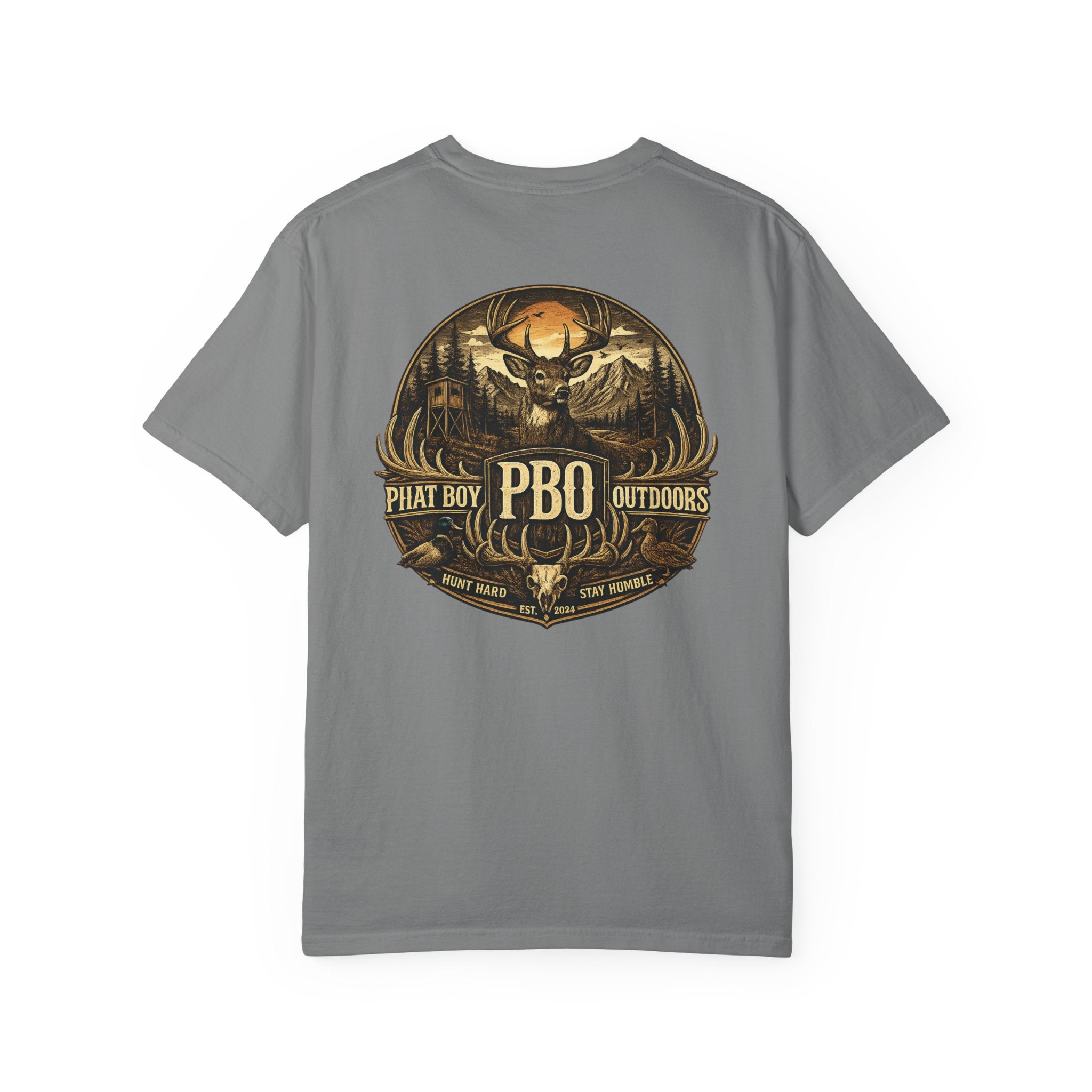 PBO Outdoors Deer Emblem T-Shirt