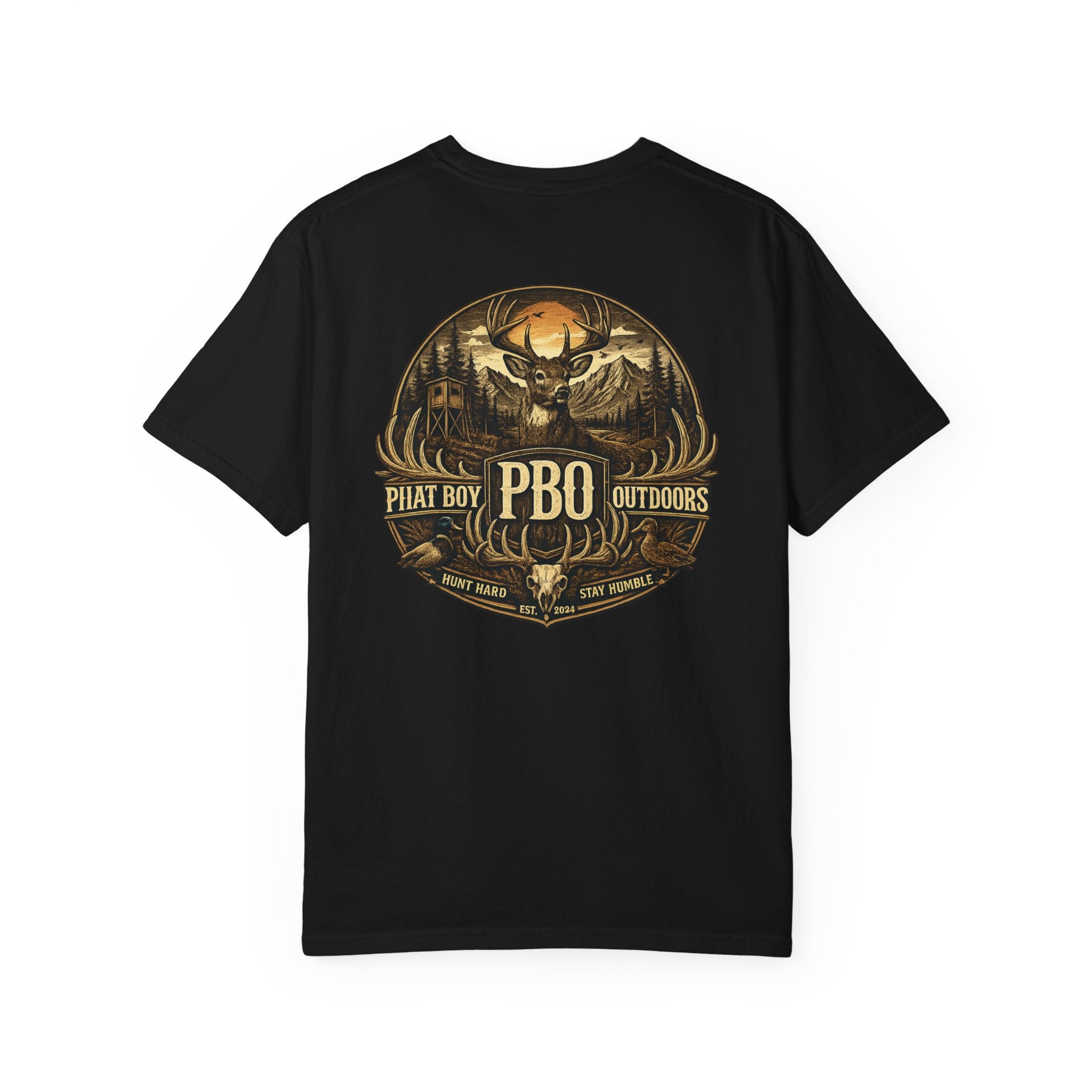 PBO Outdoors Deer Emblem T-Shirt
