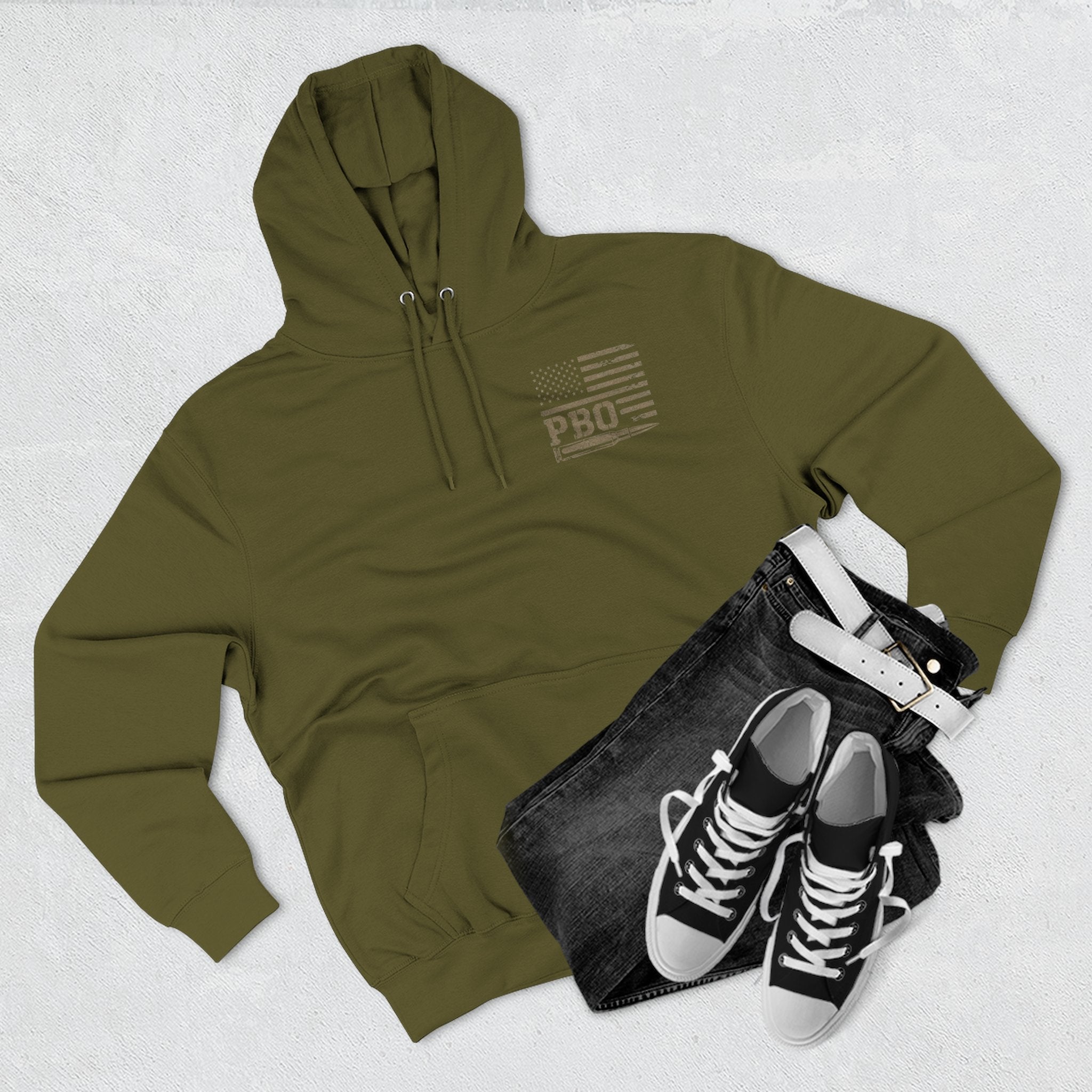 Vintage PBO Flag Hoodie