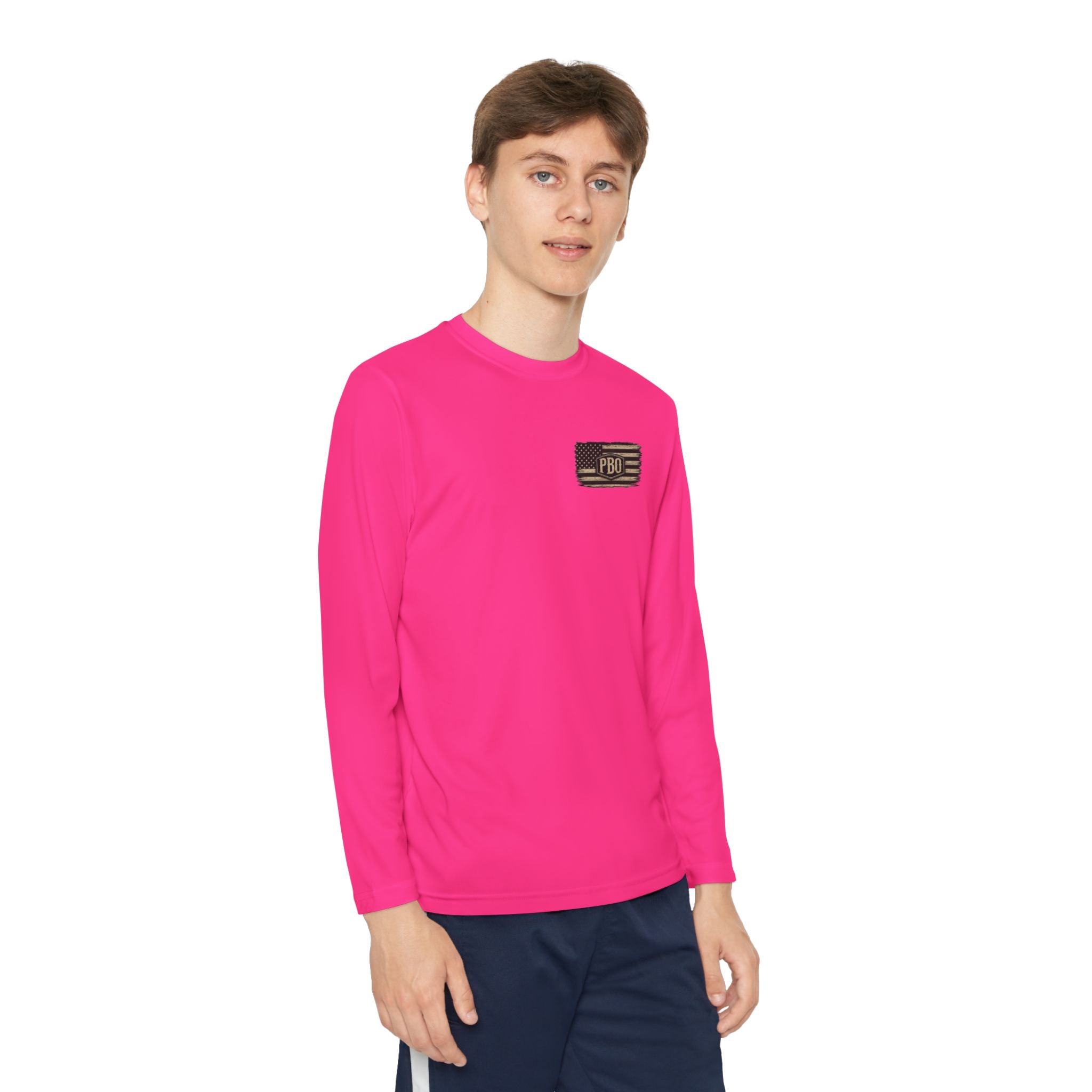 PBO Fishing long sleeve youth shirt