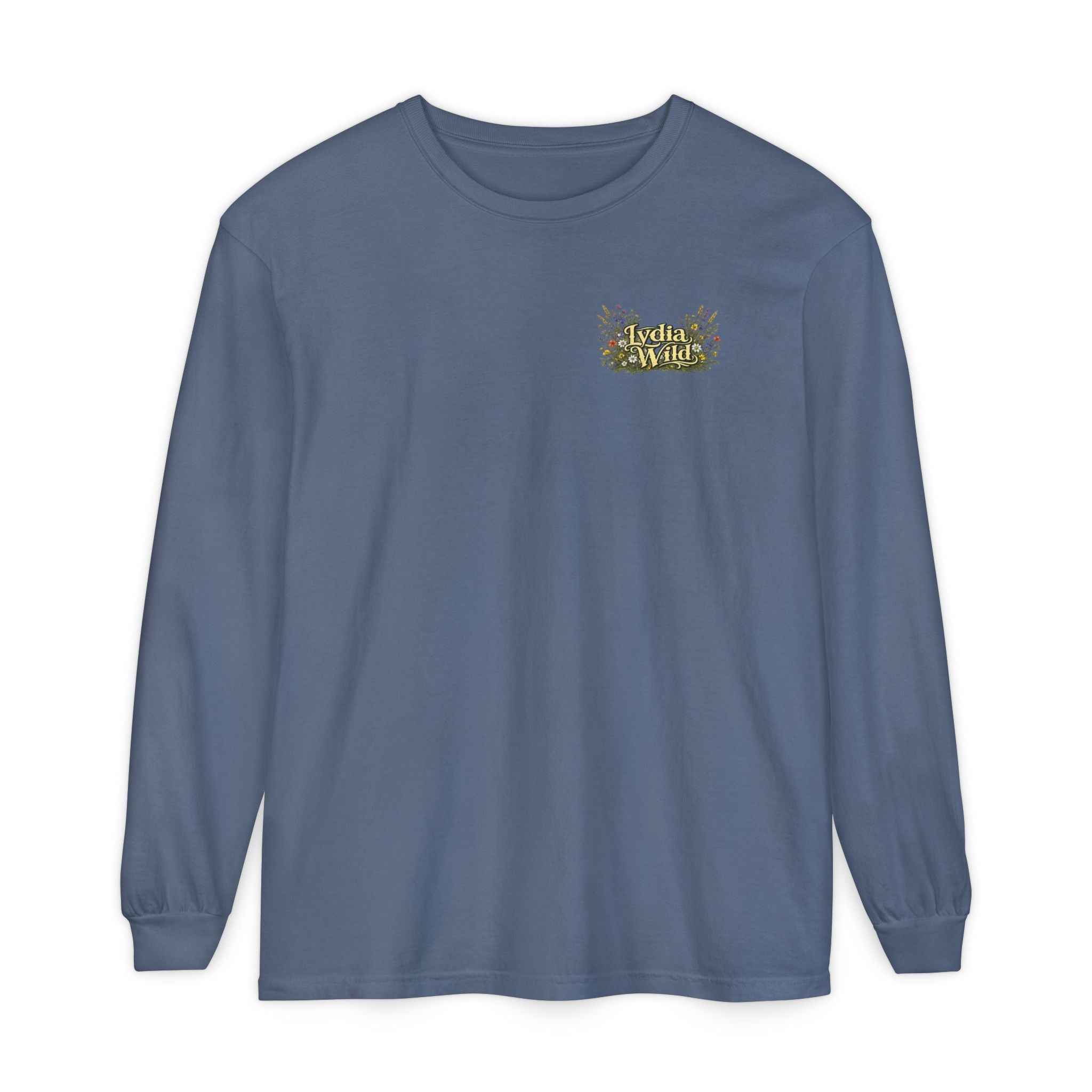 Lydia Wild Floral Logo Long Sleeve Tee