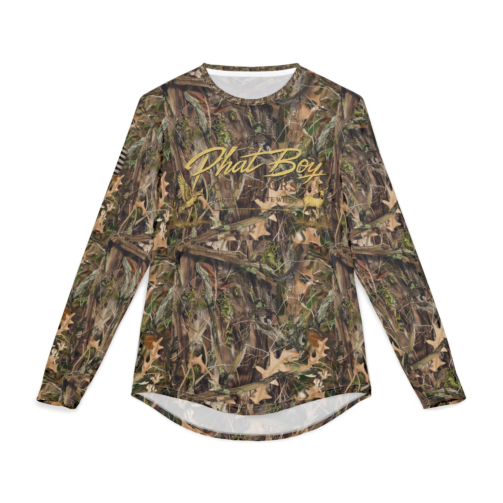 "Phat Boy" Hunting Sun Protection Camouflage Long Sleeve Shirt