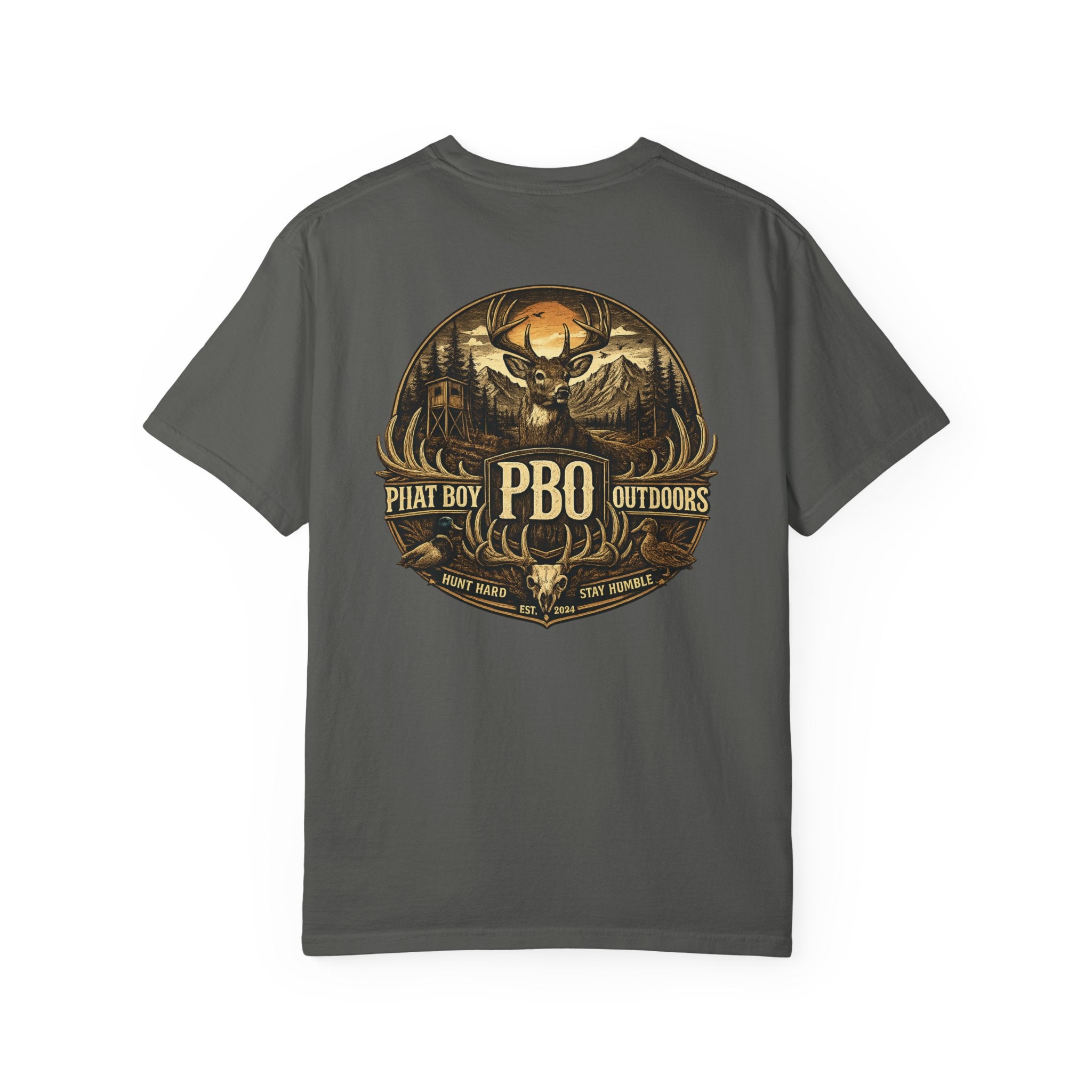 PBO Outdoors Deer Emblem T-Shirt