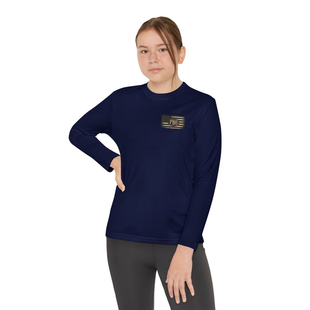 PBO Fishing long sleeve youth shirt