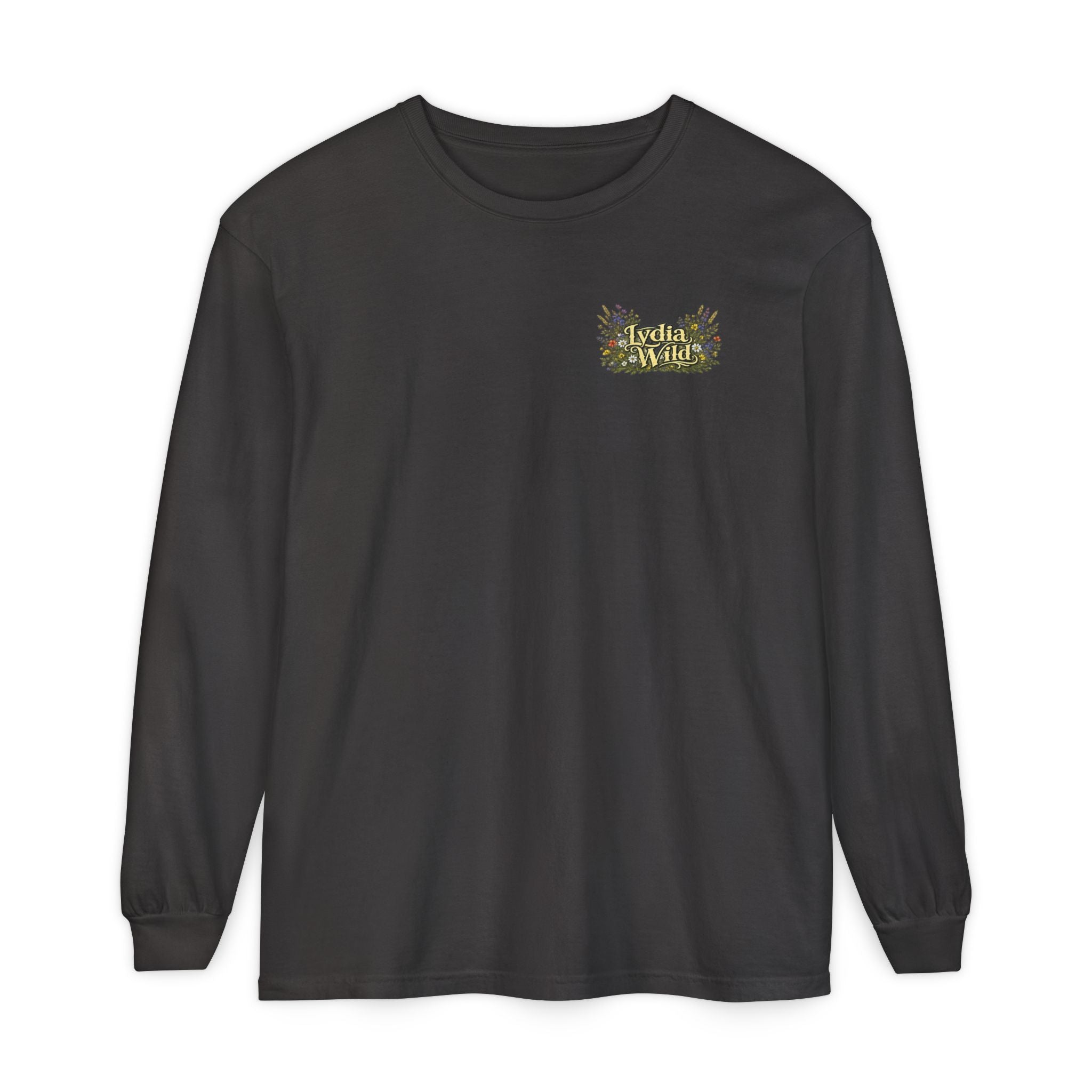 Lydia Wild Floral Logo Long Sleeve Tee
