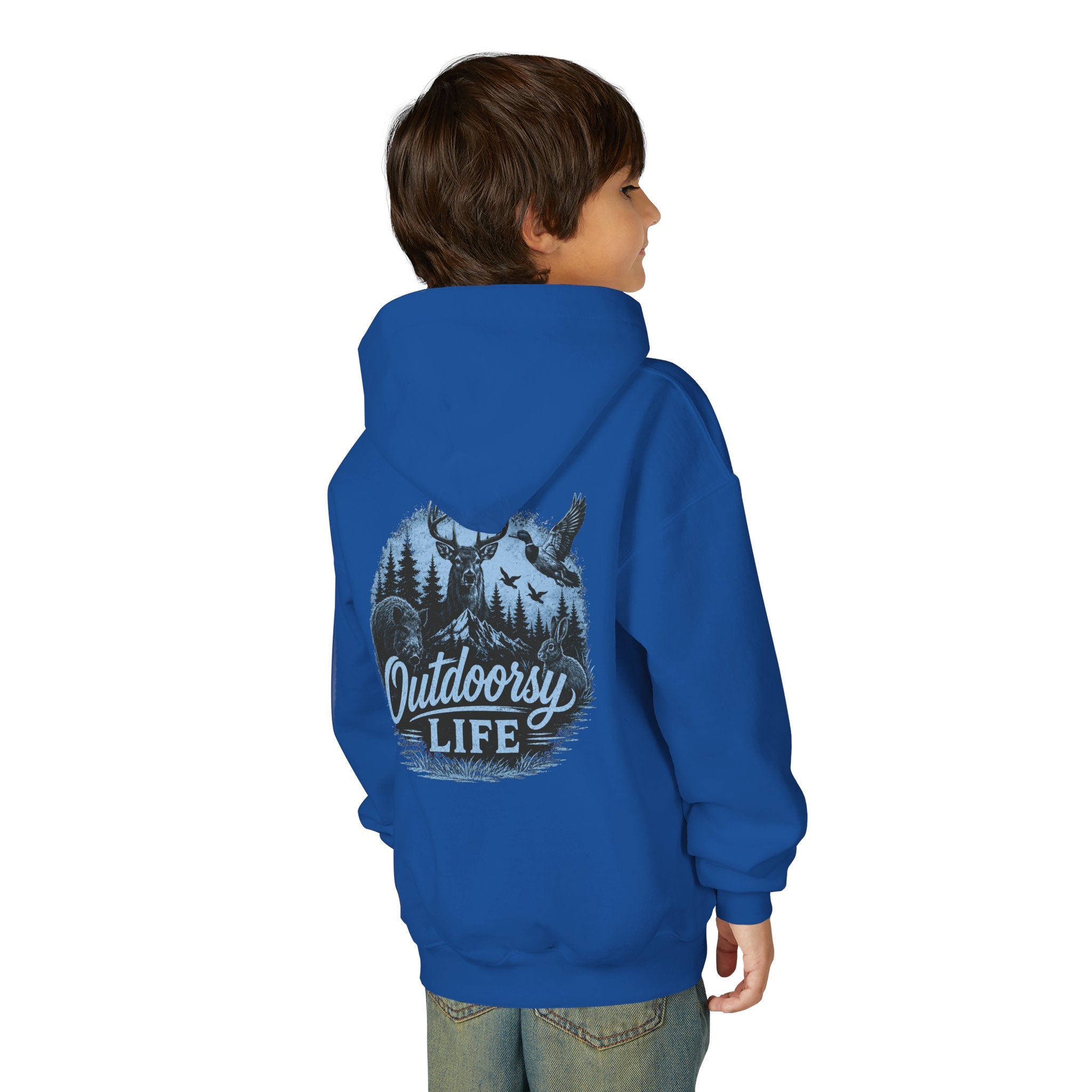 Outdoorsy Life Youth Hoodie