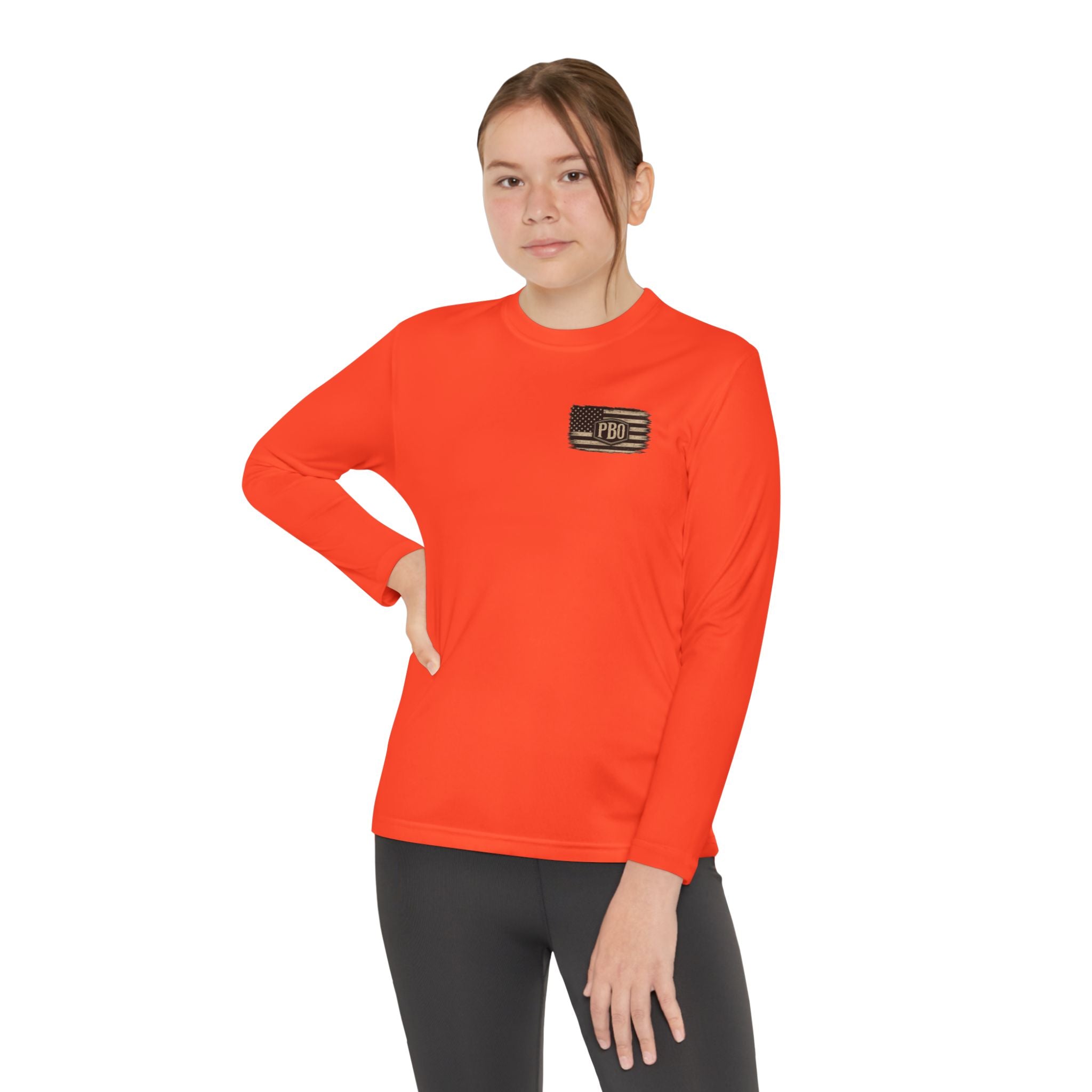 PBO Fishing long sleeve youth shirt