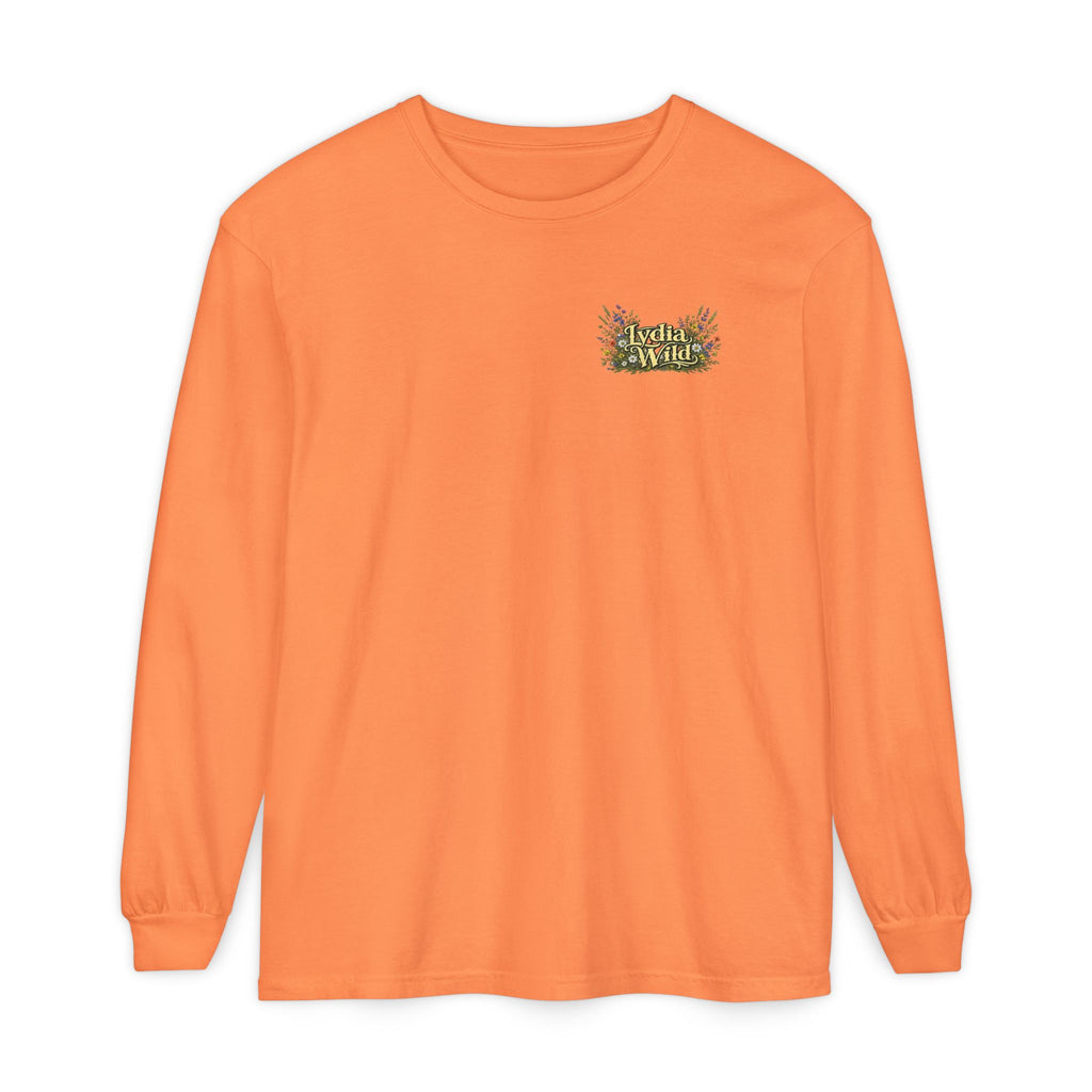 Lydia Wild Floral Logo Long Sleeve Tee