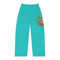 Women’s Pajama Pants — Teal Floral