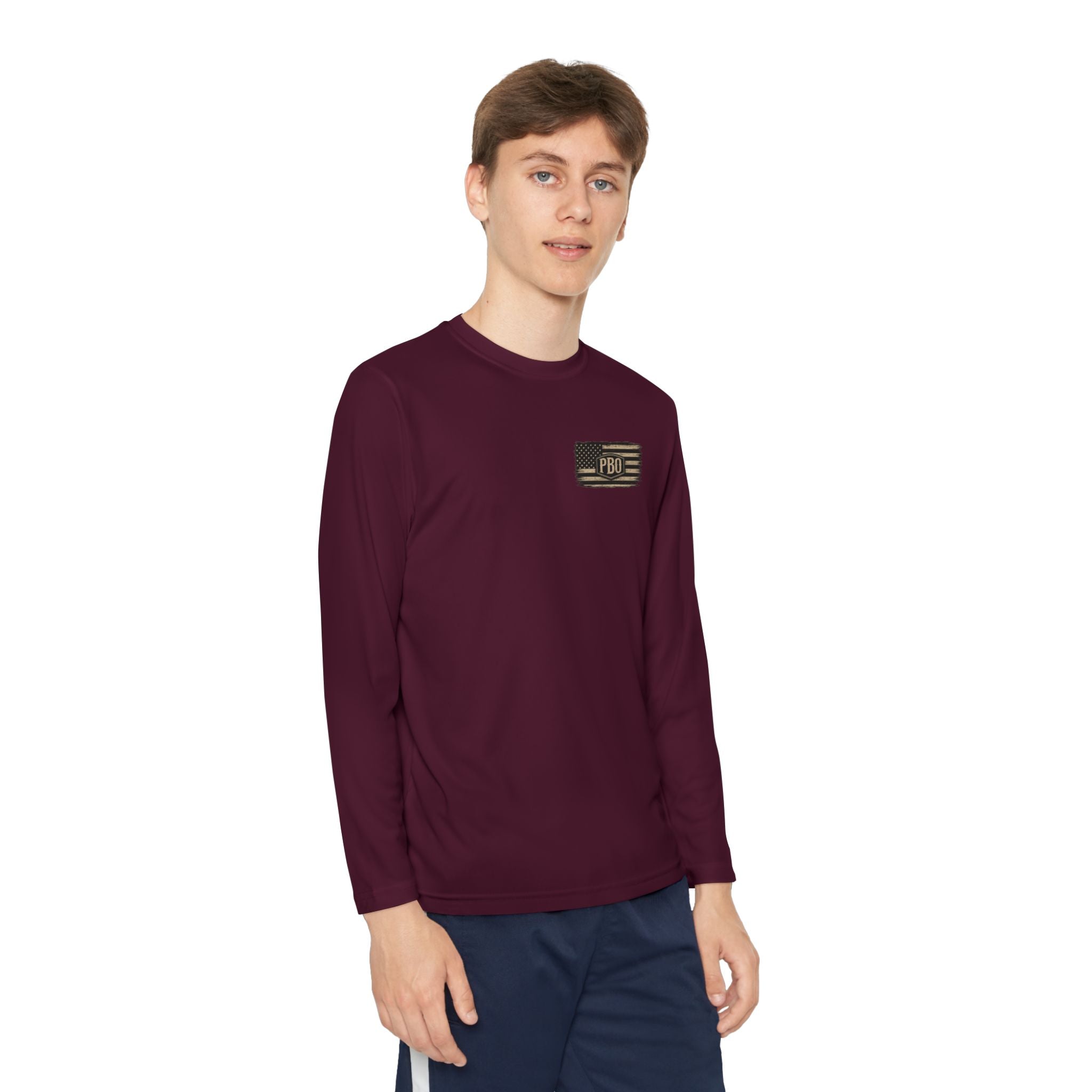 PBO Fishing long sleeve youth shirt