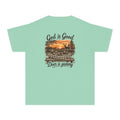 God is Good Sunlit Deer Graphic-Youth Tee