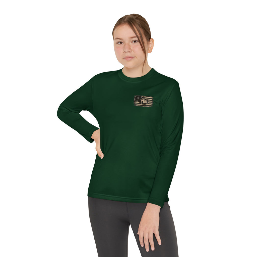 PBO Fishing long sleeve youth shirt
