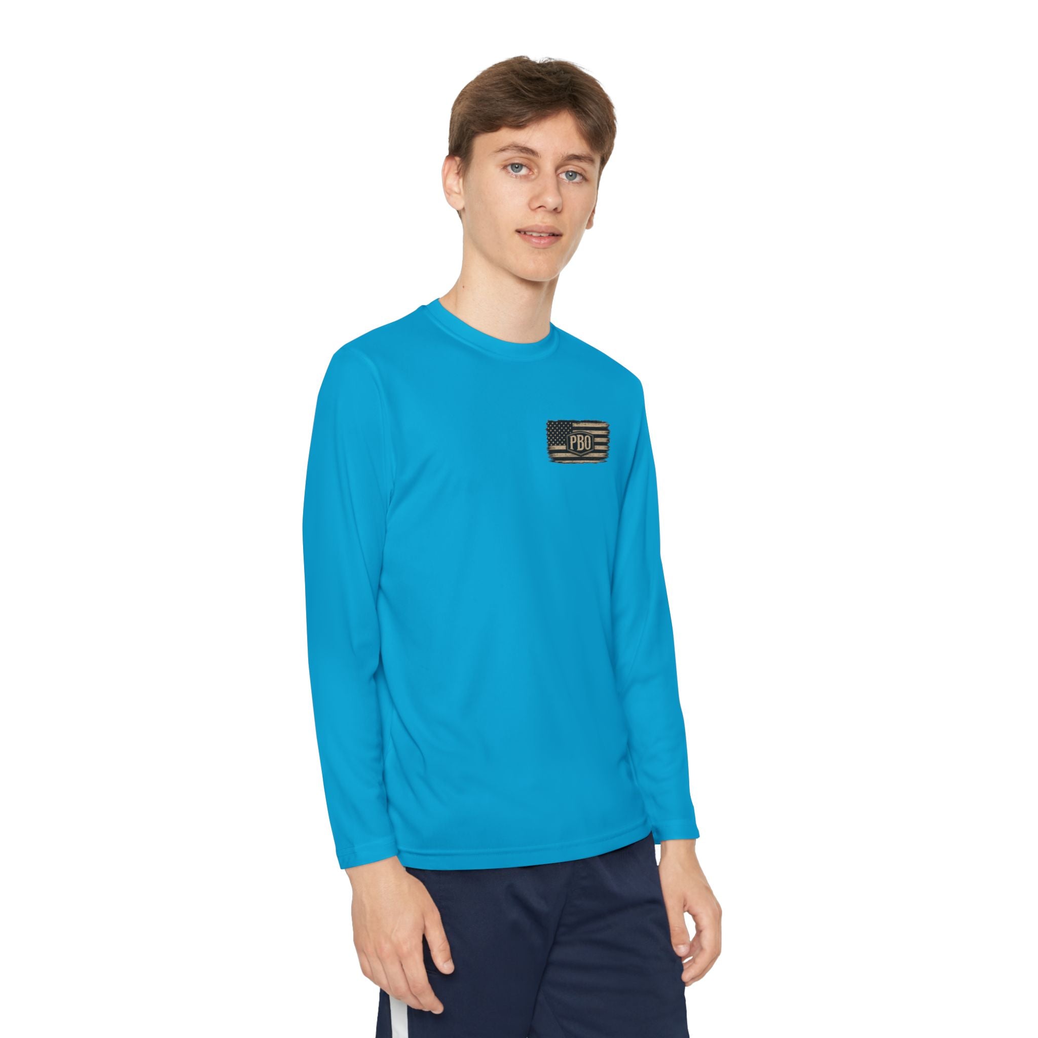 PBO Fishing long sleeve youth shirt