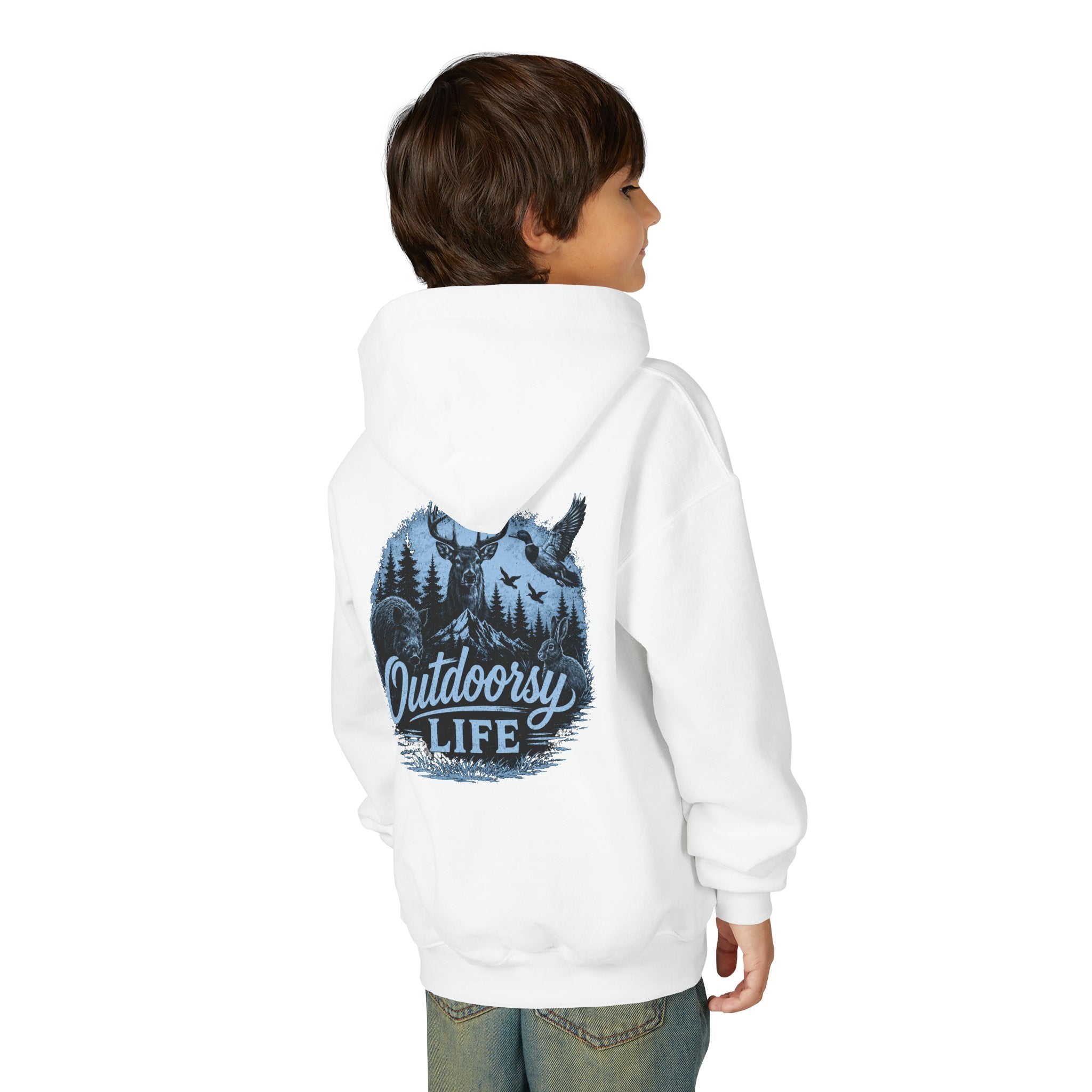 Outdoorsy Life Youth Hoodie
