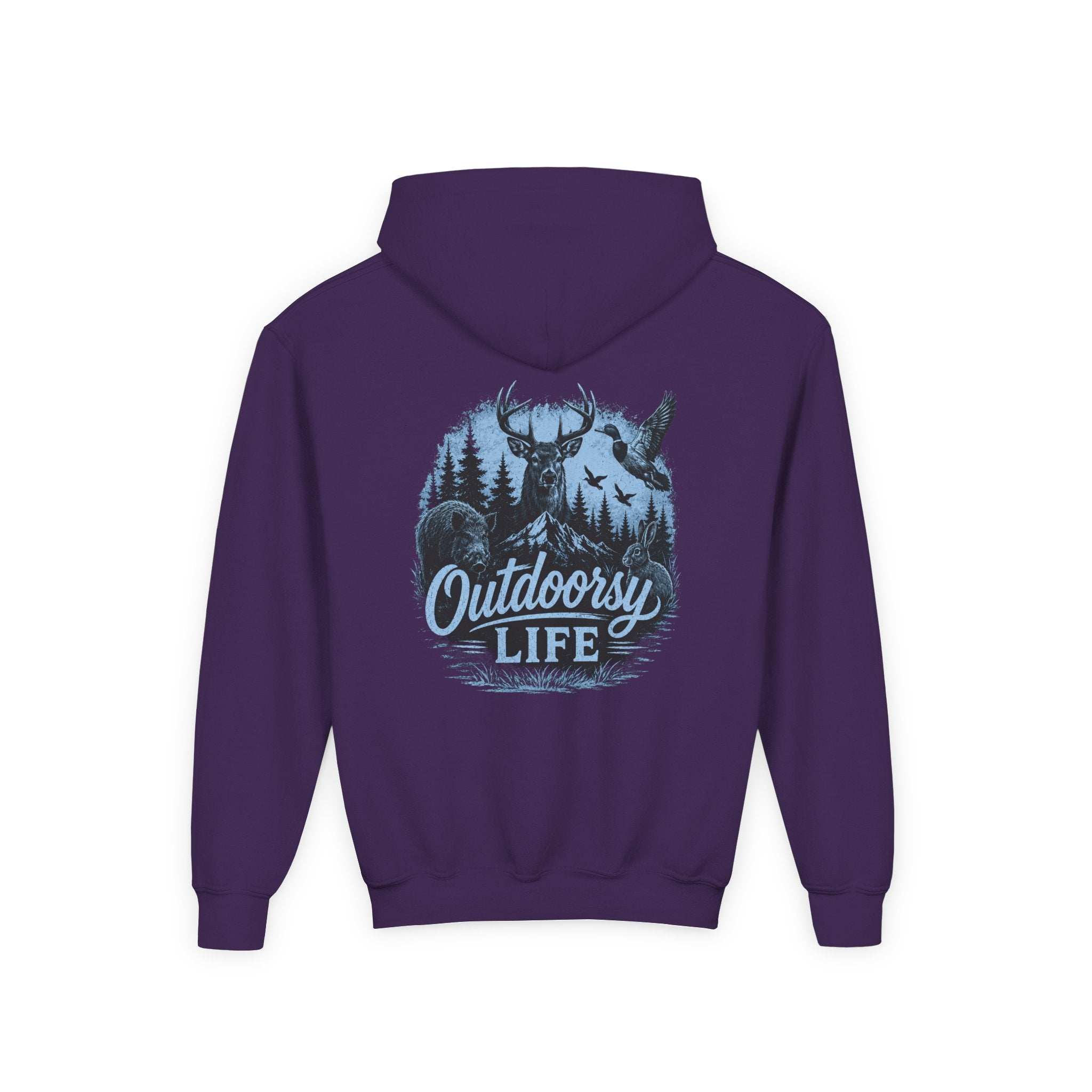 Outdoorsy Life Youth Hoodie