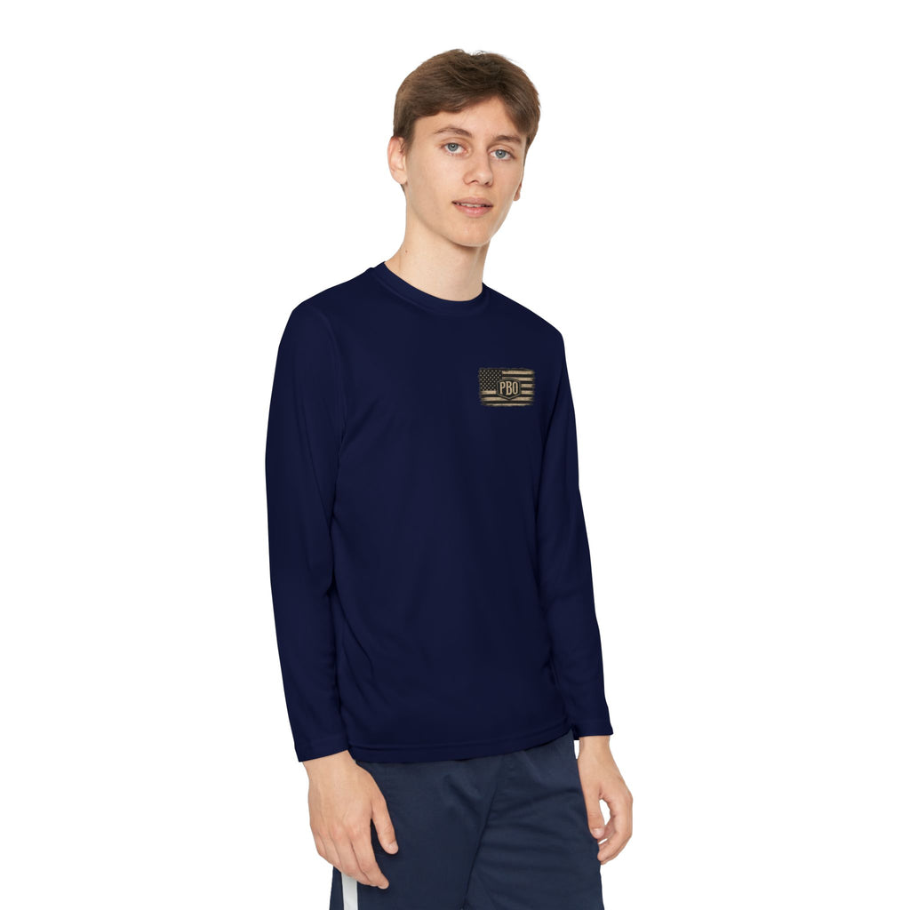 PBO Fishing long sleeve youth shirt