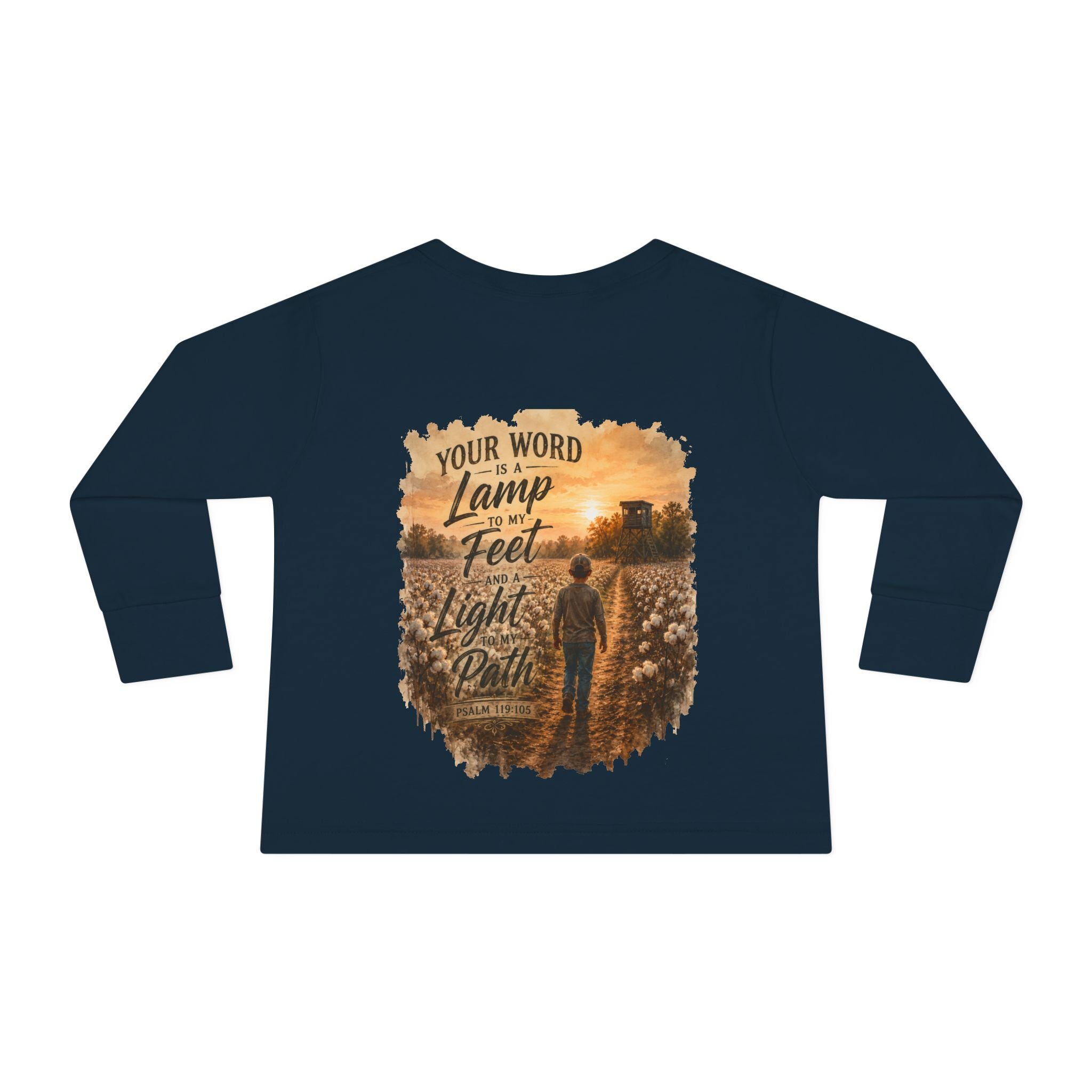 "Faith" Graphic Toddler Long Sleeve Tee