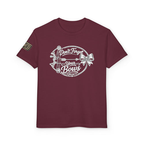 "Don't Forget Your Bows" Legacy Sports Tee