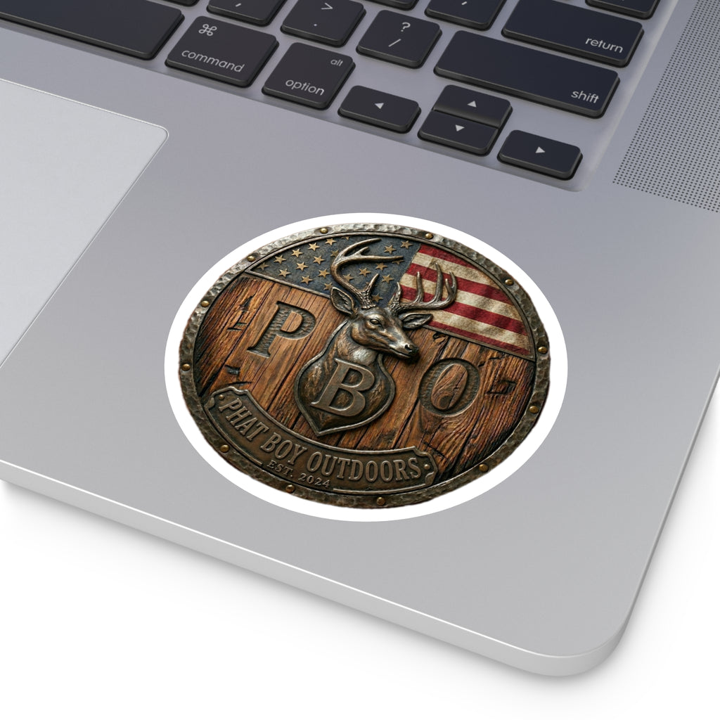 Official Phat Boy Outdoors Logo Sticker