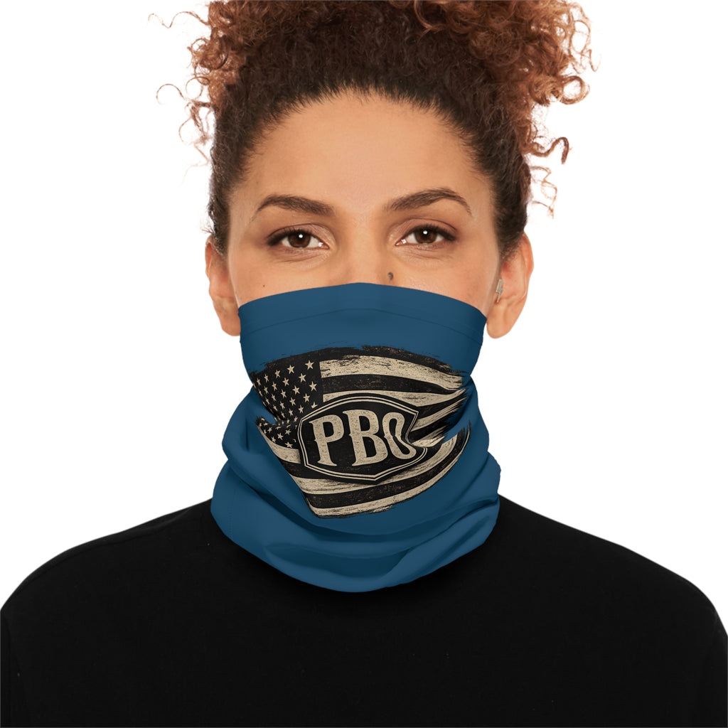 PBO American Flag Neck Gaiter – Lightweight Outdoor Face Covering