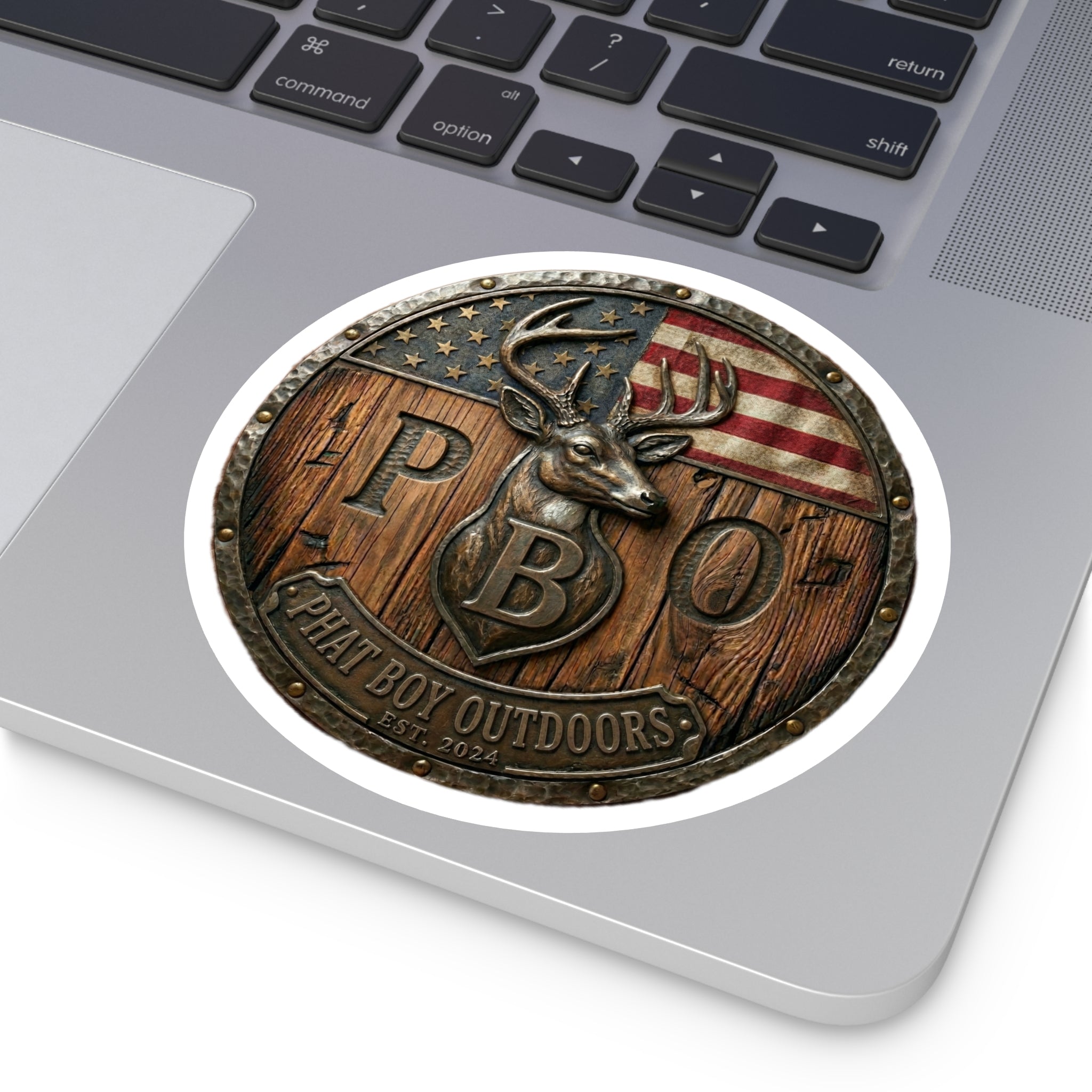Official Phat Boy Outdoors Logo Sticker