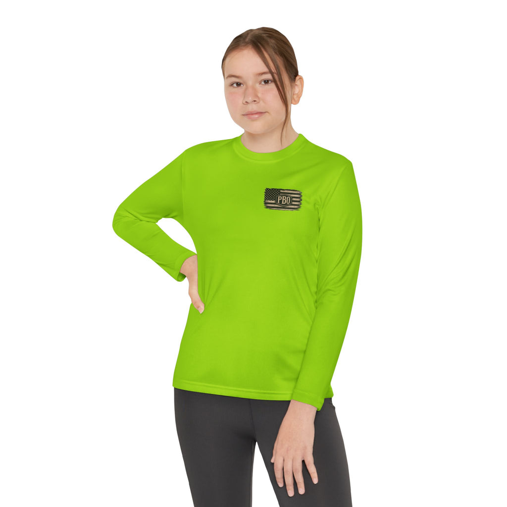 PBO Fishing long sleeve youth shirt