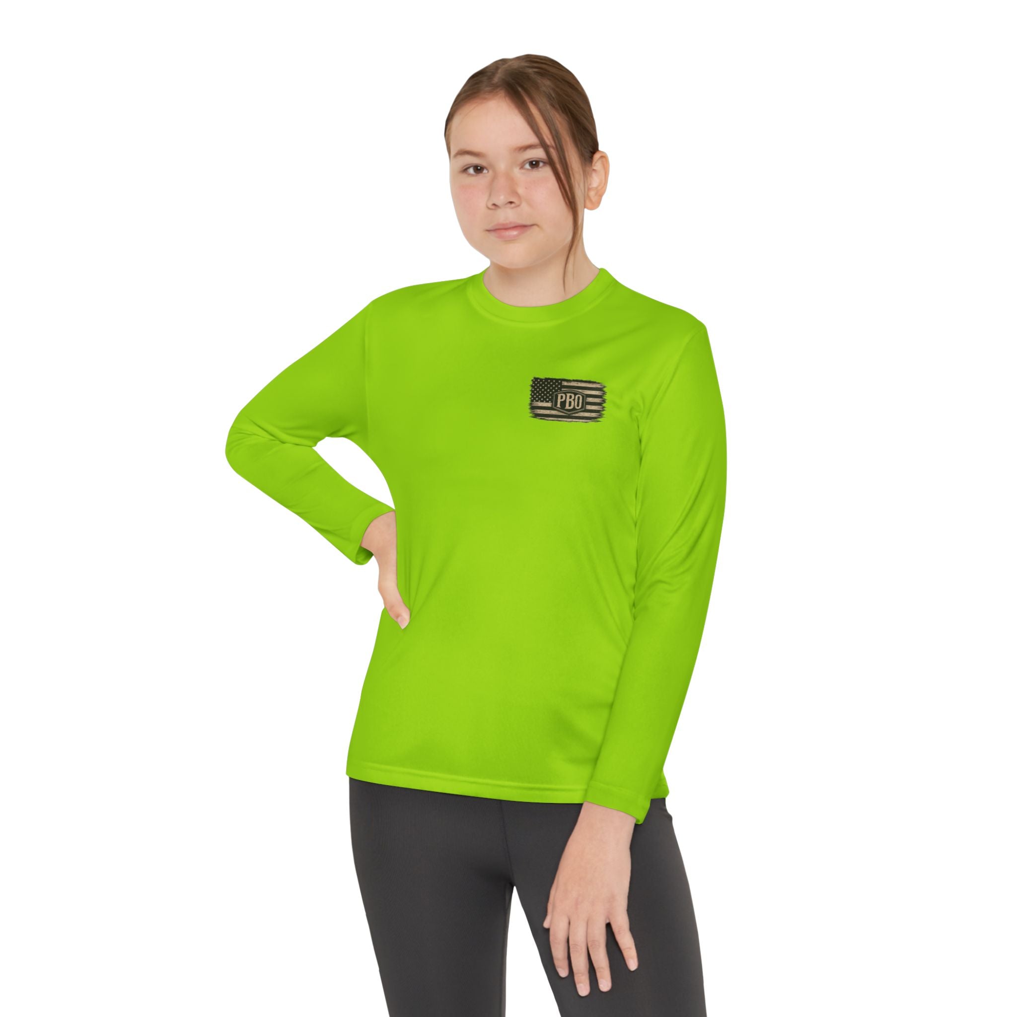 PBO Fishing long sleeve youth shirt
