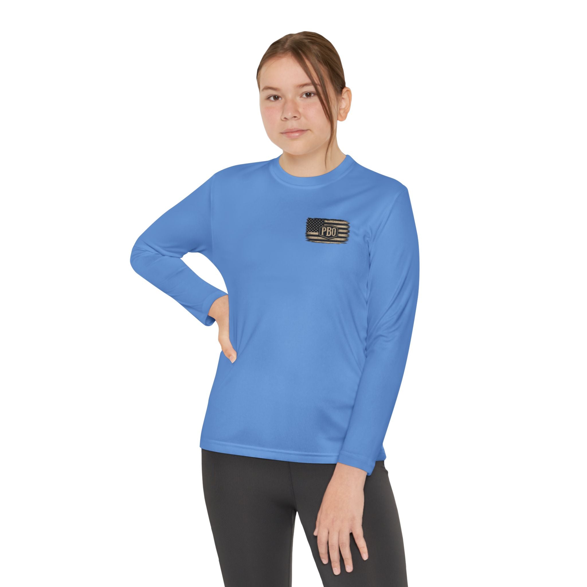 PBO Fishing long sleeve youth shirt