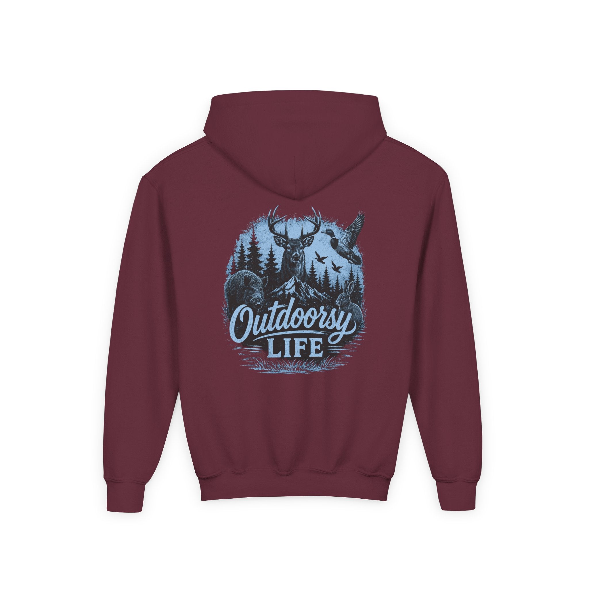 Outdoorsy Life Youth Hoodie