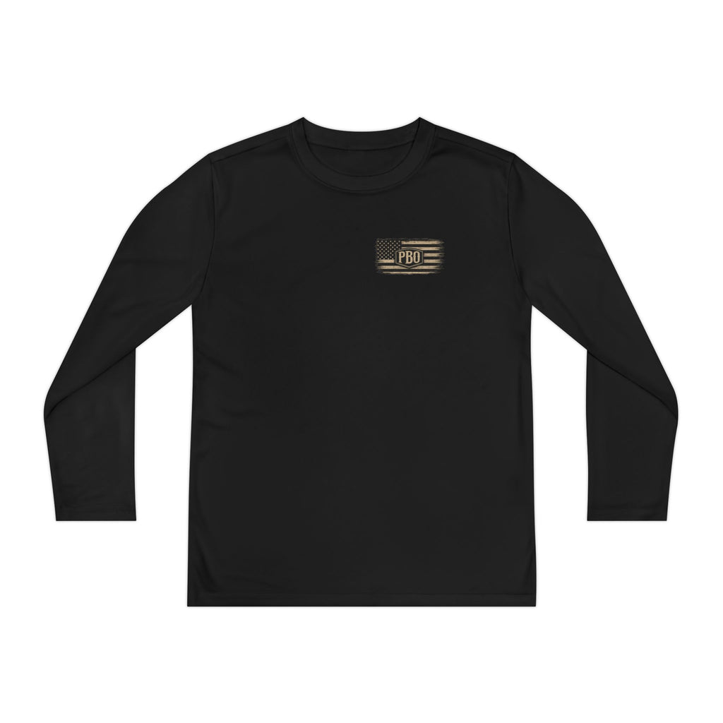 PBO Fishing long sleeve youth shirt