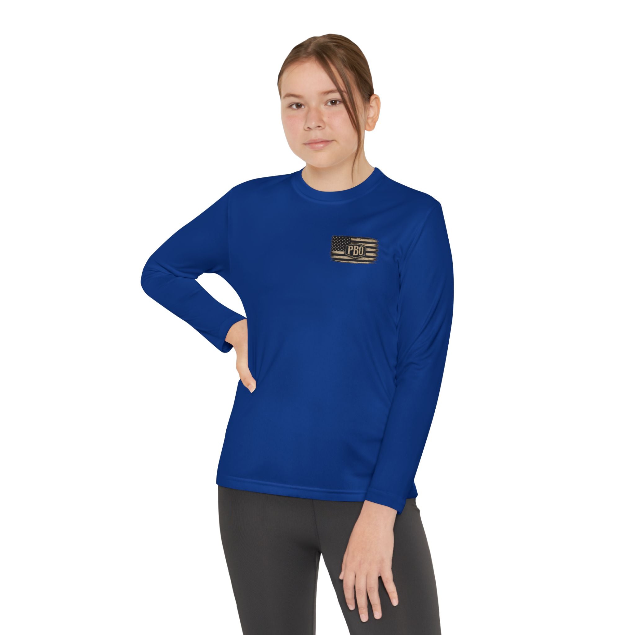 PBO Fishing long sleeve youth shirt