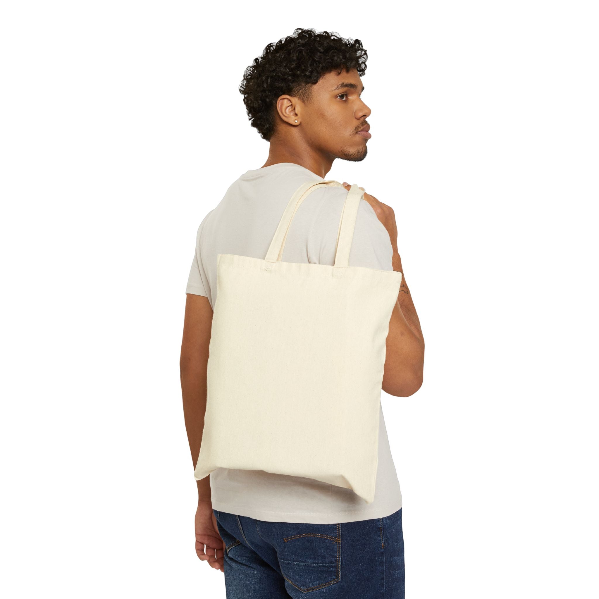 Lydia Wild Floral Canvas Tote Bag