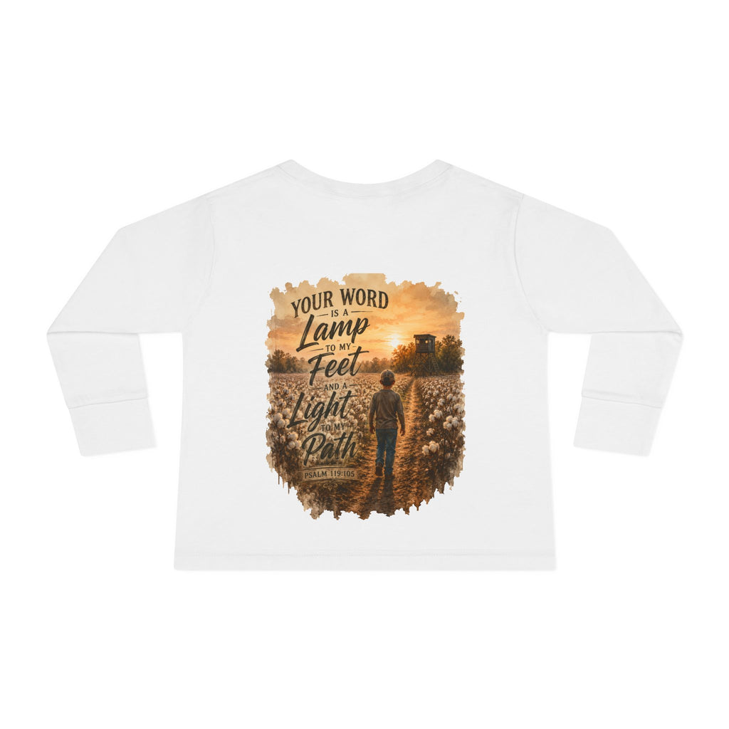 "Faith" Graphic Toddler Long Sleeve Tee