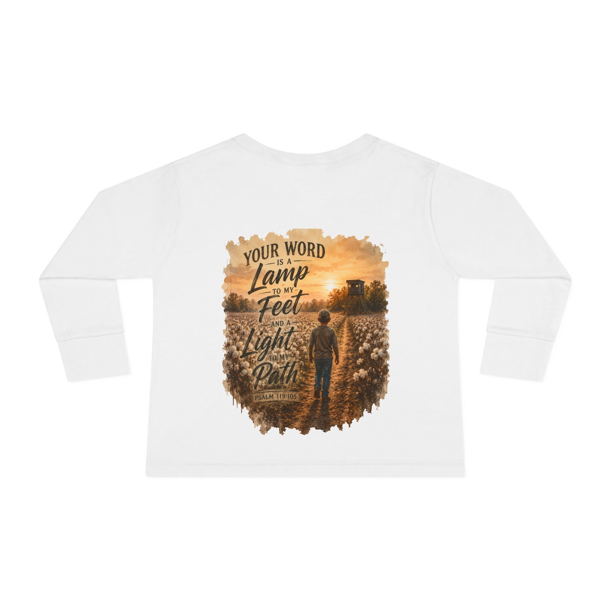 "Faith" Graphic Toddler Long Sleeve Tee