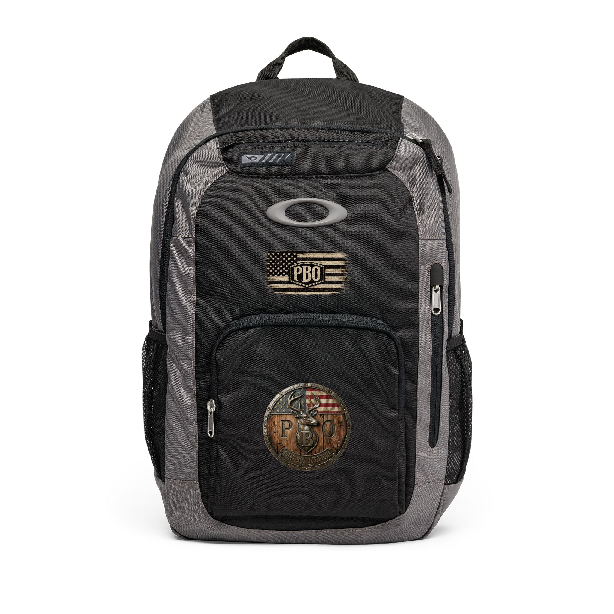 Official PBO logo American Flag Outdoor Travel Pack