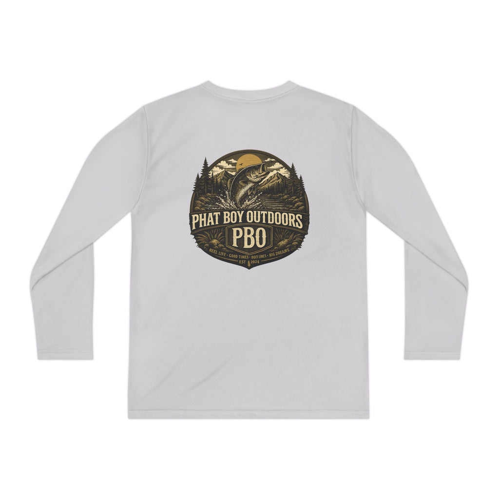 PBO Fishing long sleeve youth shirt