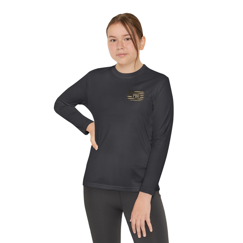 PBO Fishing long sleeve youth shirt