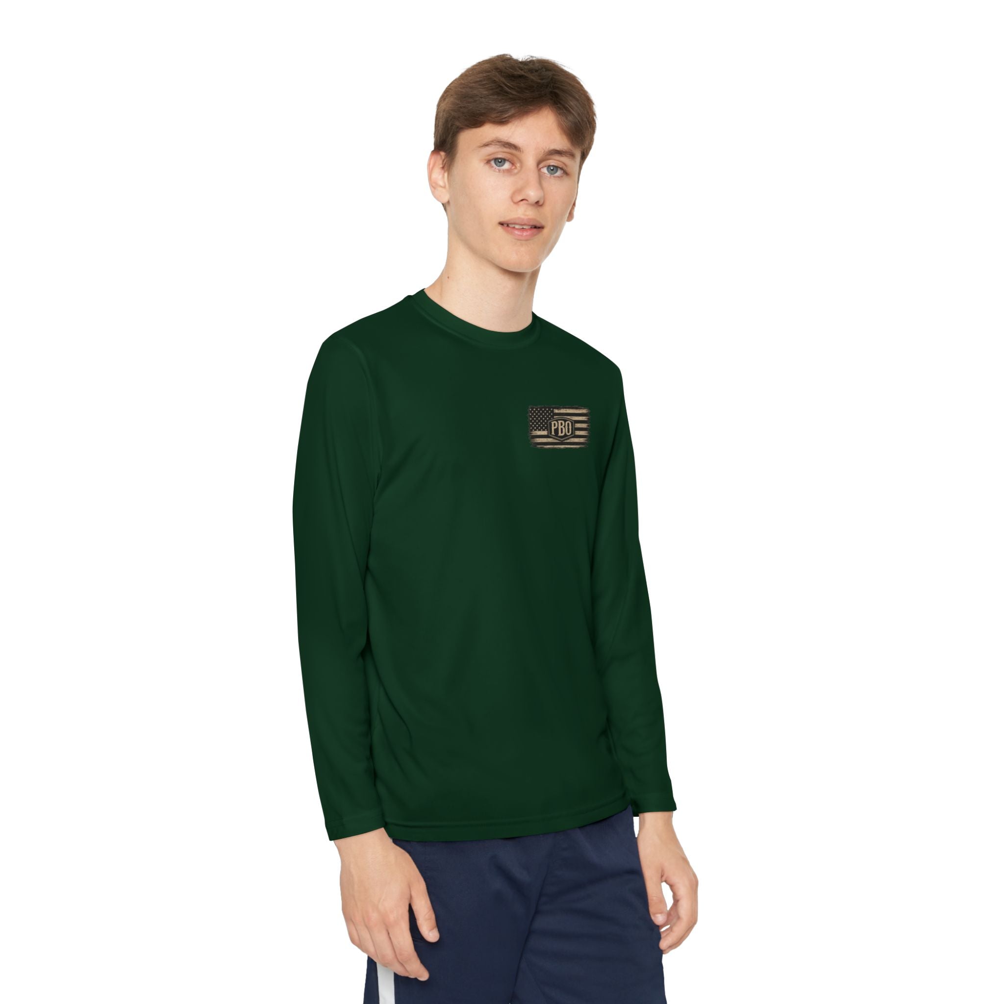 PBO Fishing long sleeve youth shirt