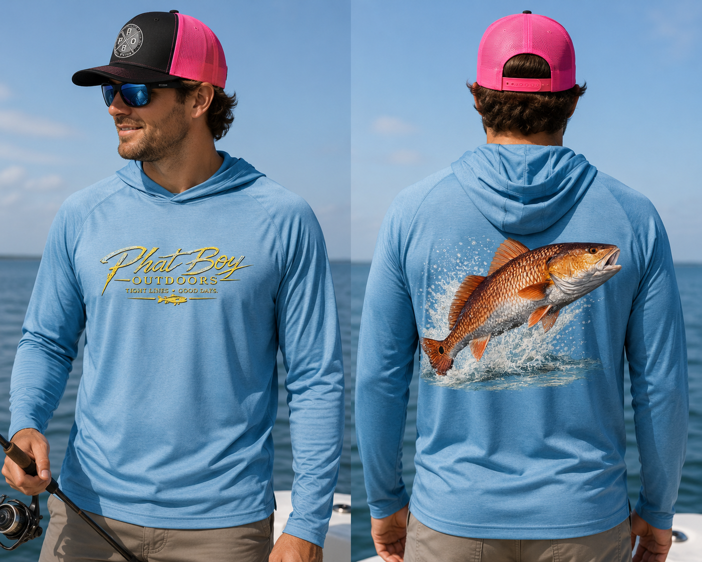 PBO Redfish Solar Hoodie