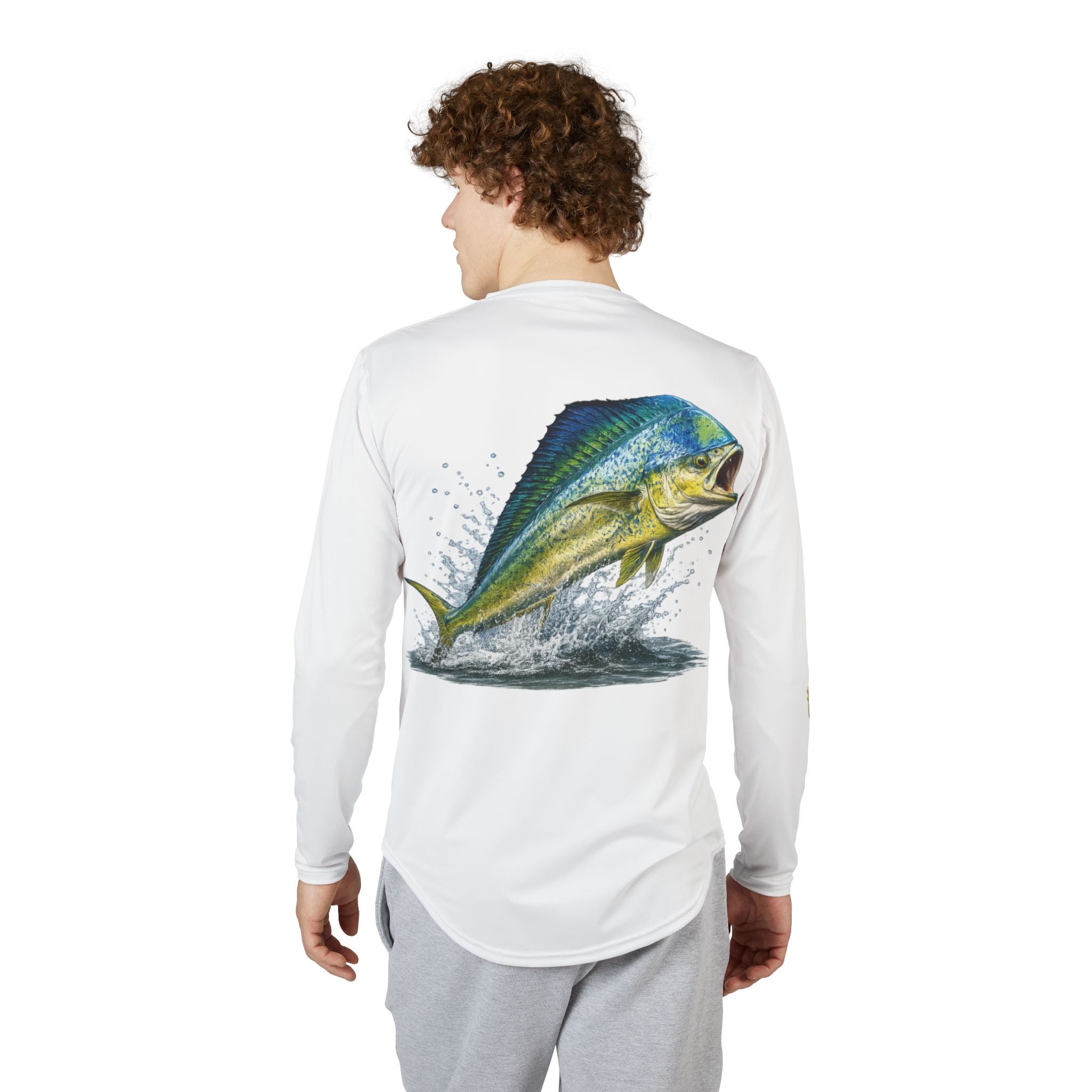 PBO Mahi Mahi Fishing UV Protection Performance Tee