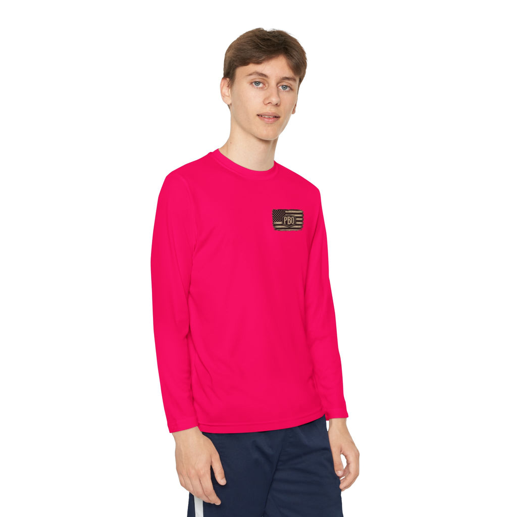 PBO Fishing long sleeve youth shirt