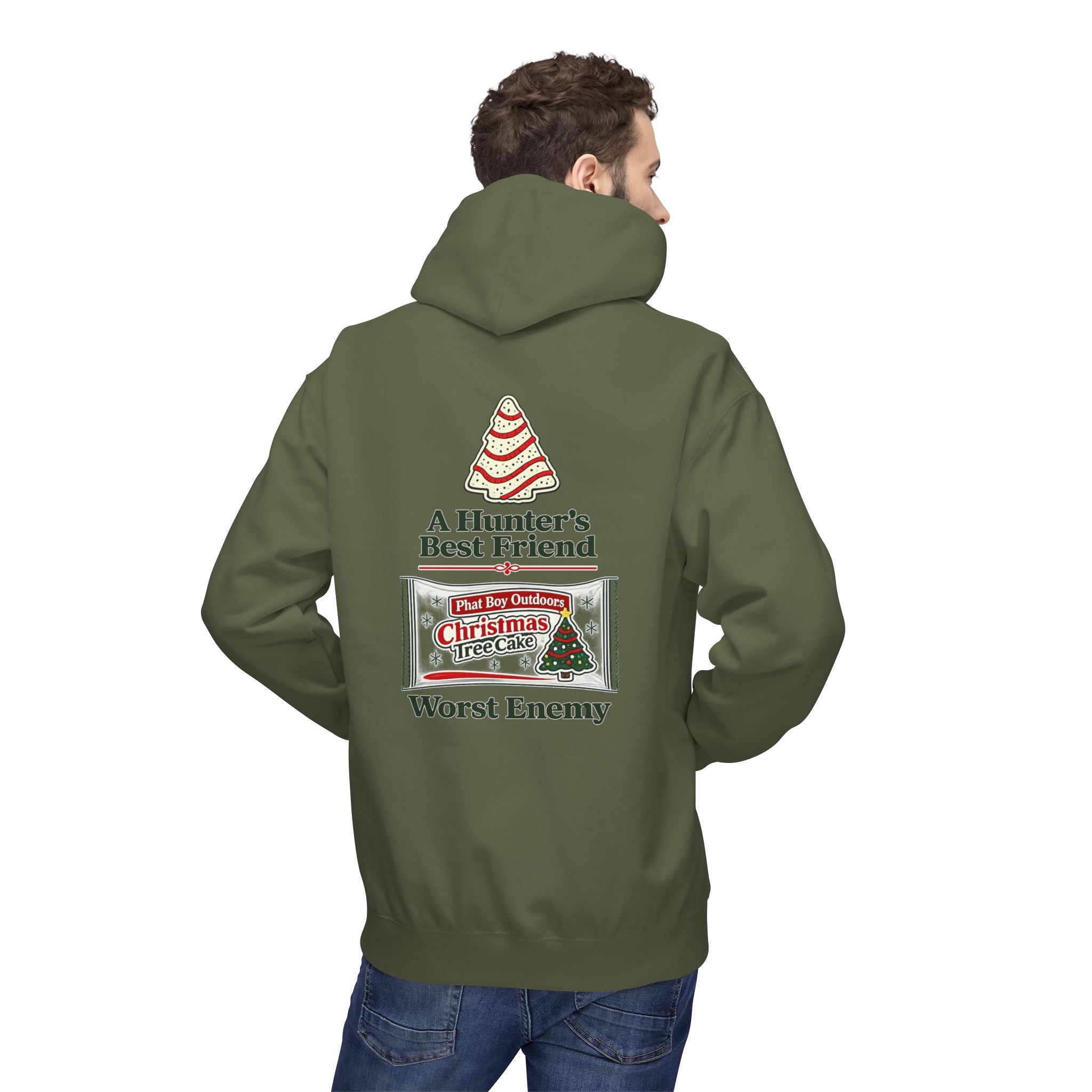 PBO funny hunting Midweight Fleece Hoodie