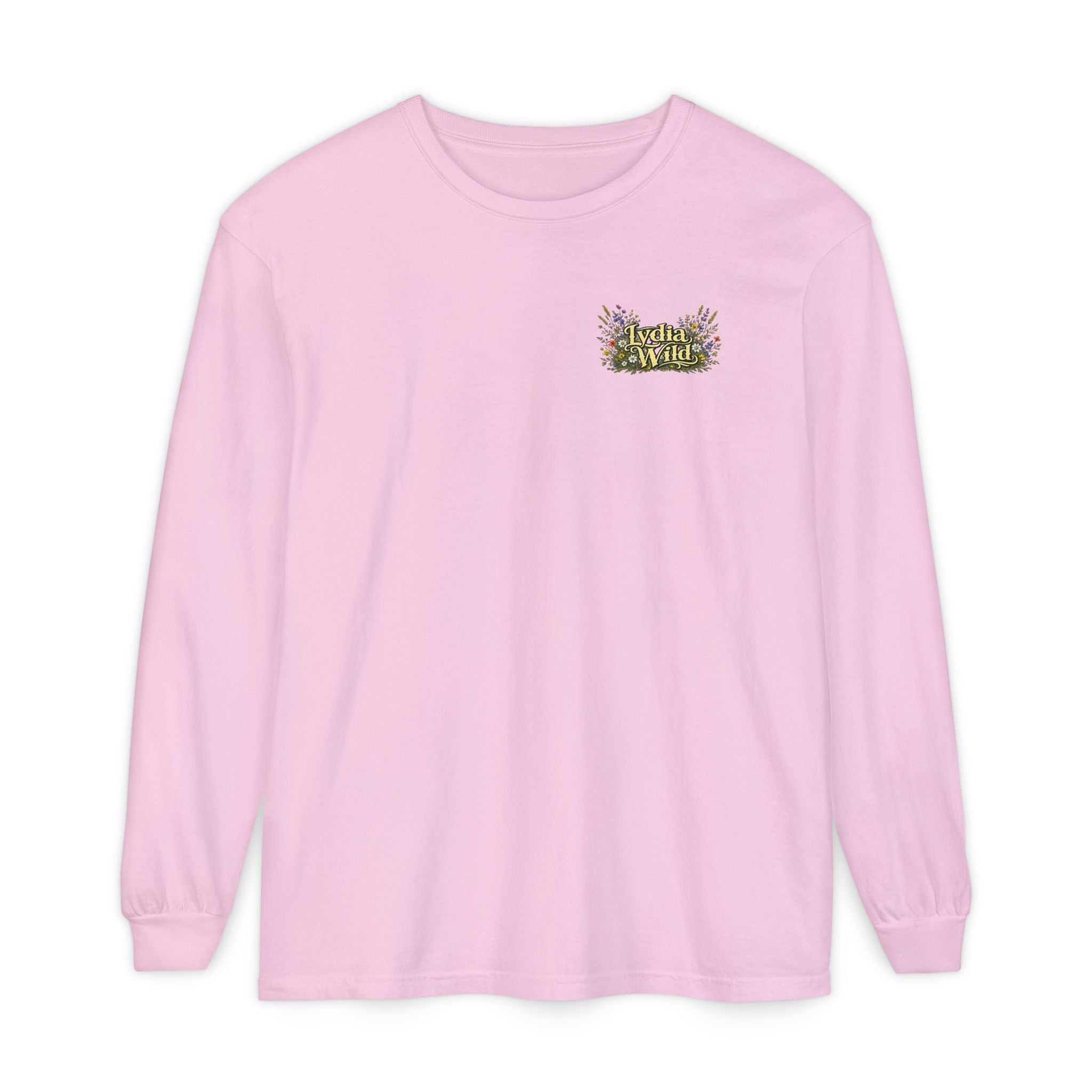 Lydia Wild Floral Logo Long Sleeve Tee