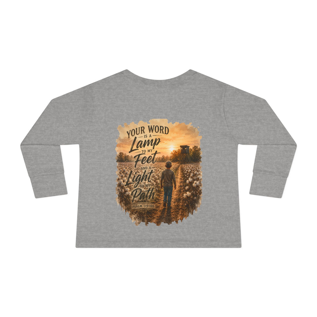 "Faith" Graphic Toddler Long Sleeve Tee